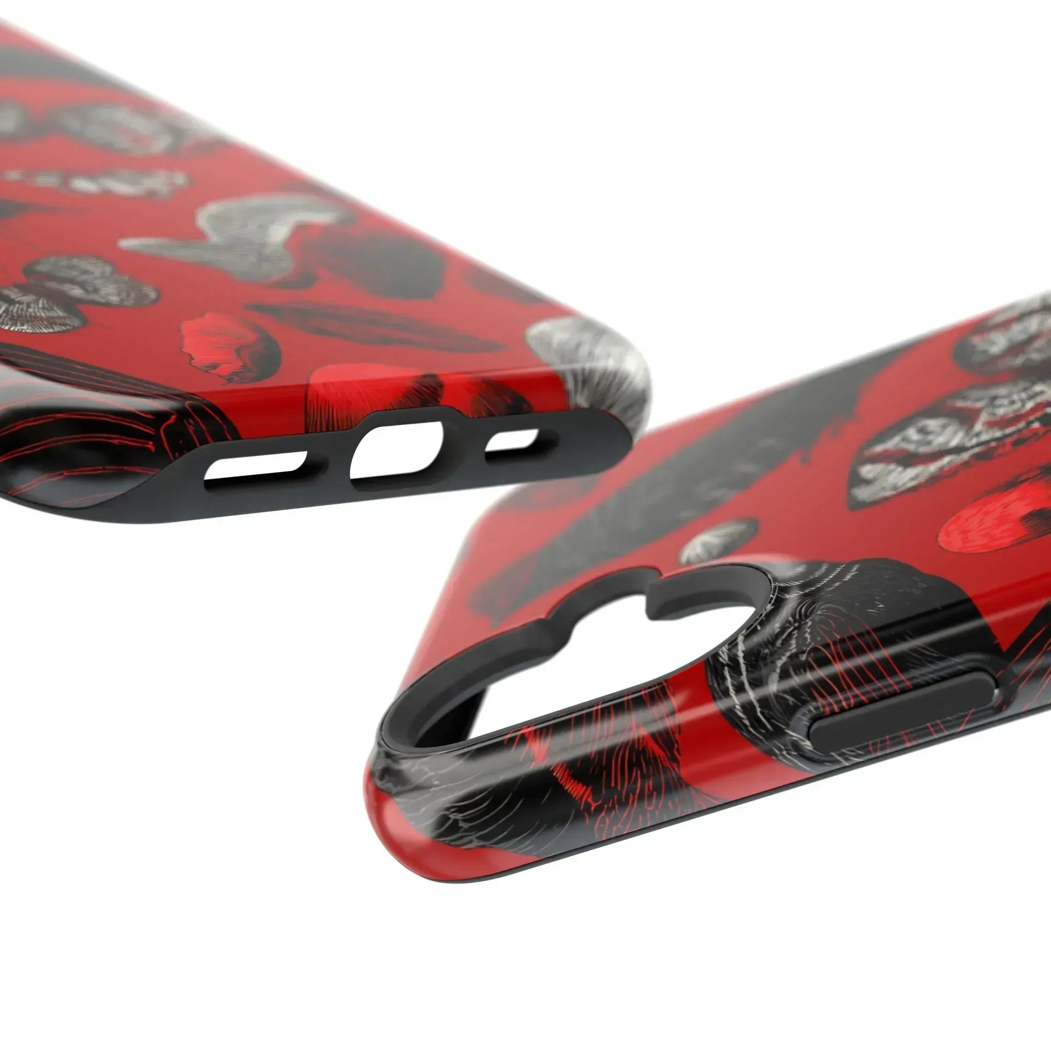 Crimson Wilderness Phone Case for iPhone 11-17 - KARARMDESIGN