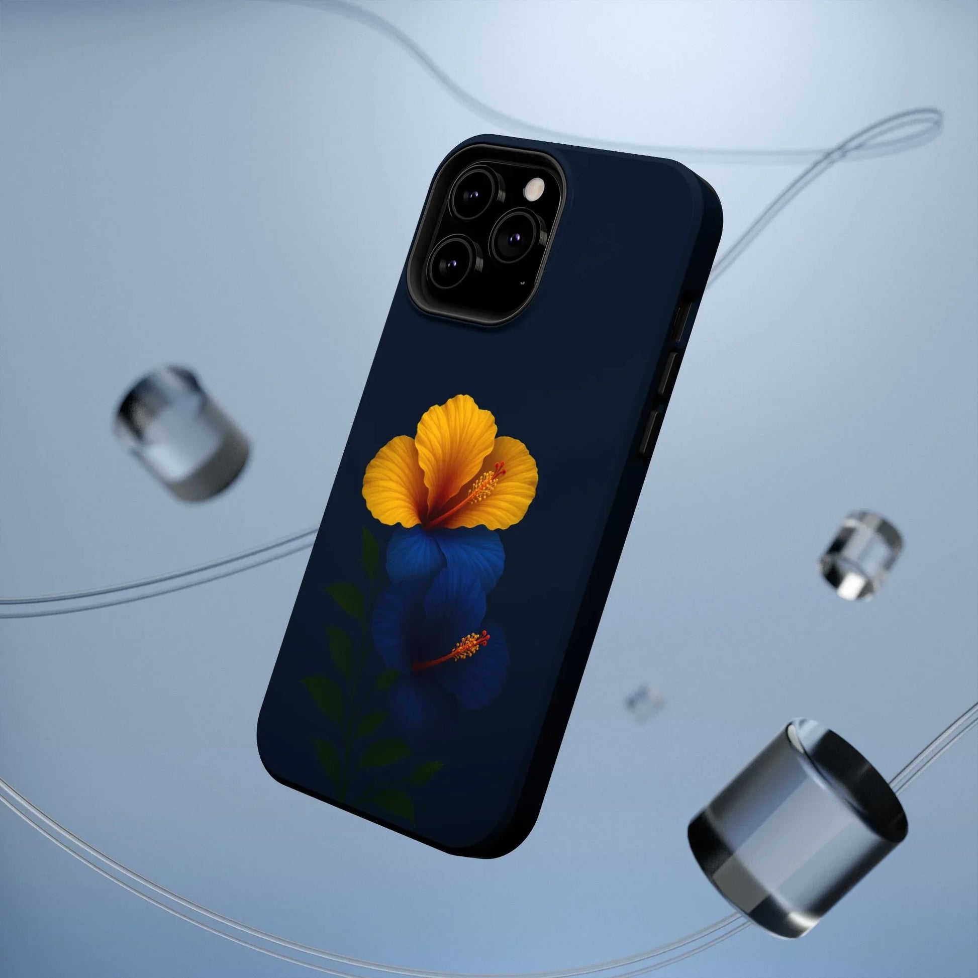 Elegant Hibiscus Phone Case for iPhone 11-17 and Galaxy S21-S22 - KARARMDESIGN
