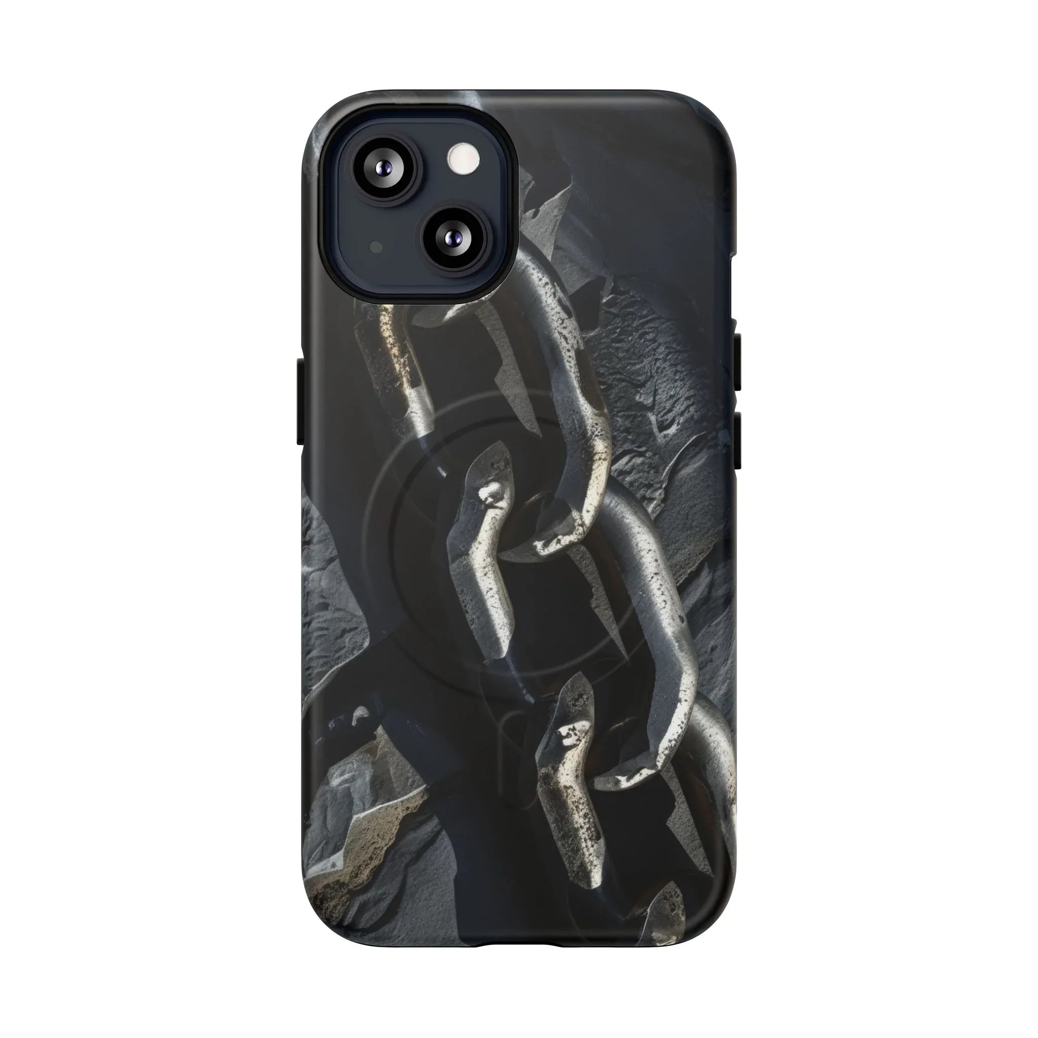 “Iron Chain” Tough Magnetic Phone Case for iPhone 13-17 - KARARMDESIGN