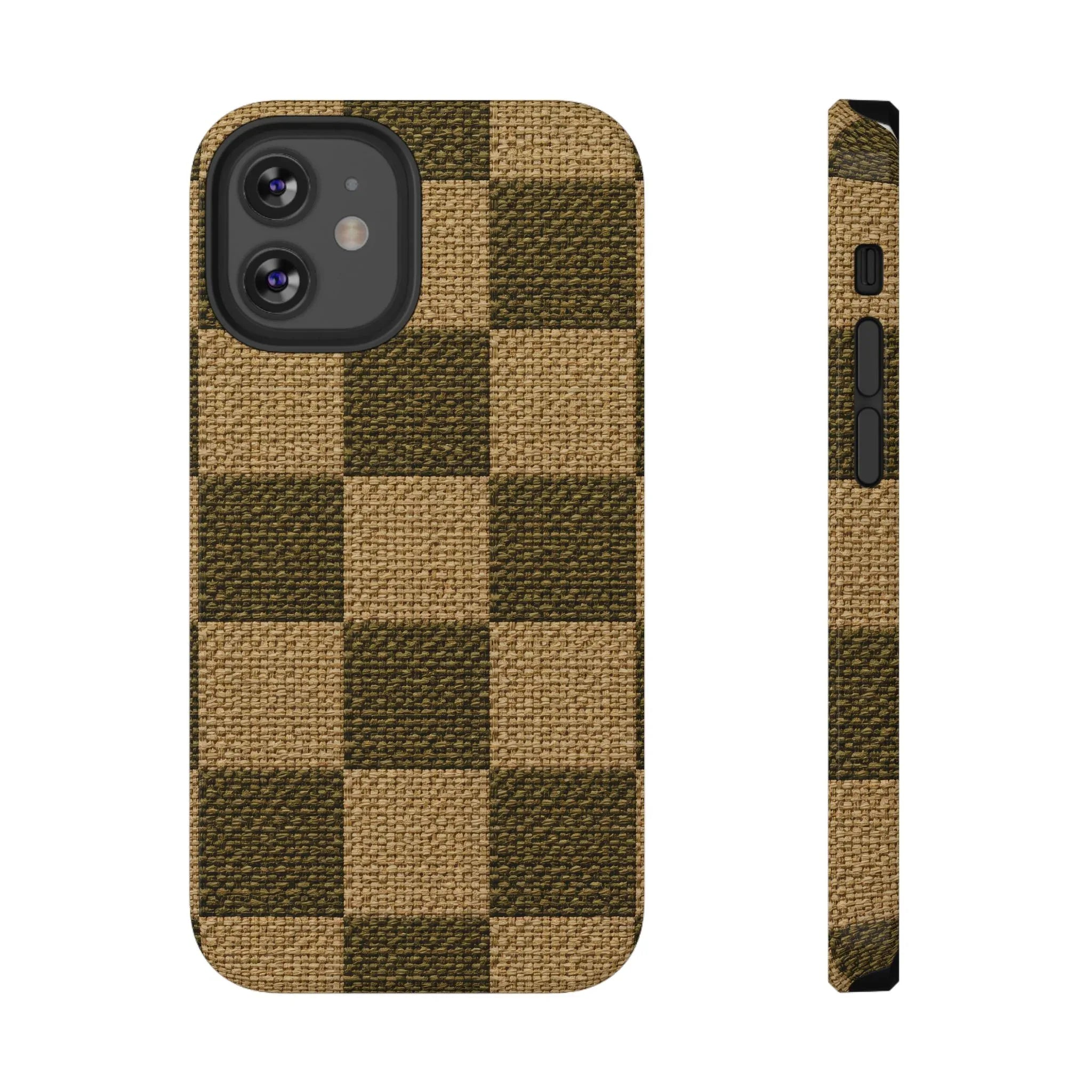 Rustic Woven Phone Case for iPhone 11-17 and Galaxy S21-S22 - KARARMDESIGN