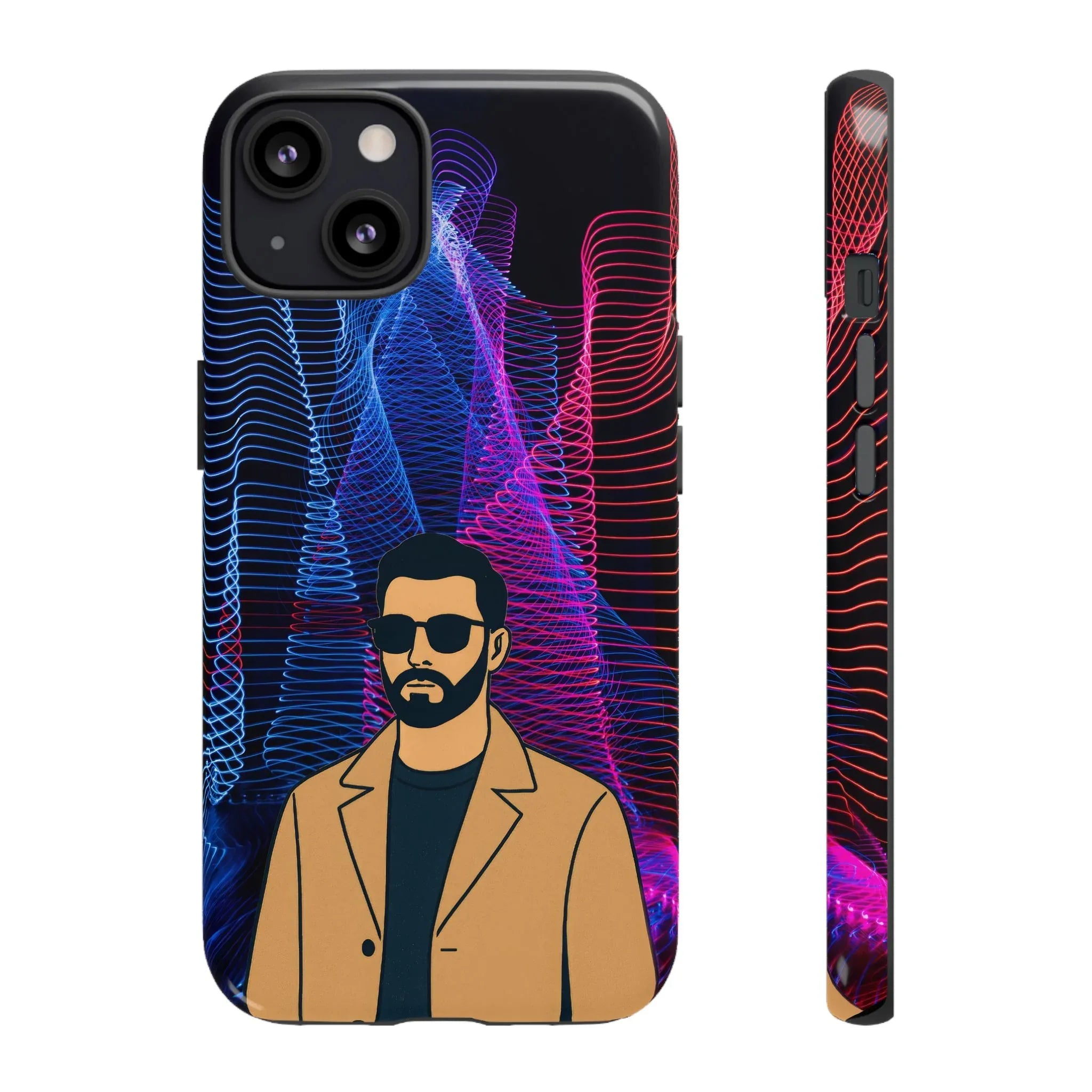 Bearded Style Phone Case for iPhone 11-17 and Galaxy S20-S25 - KARARMDESIGN