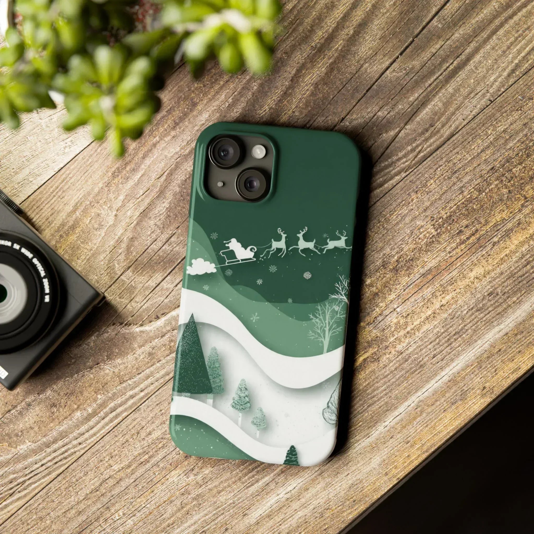 Evergreen Forest Phone Case for iPhone 11–17 - KARARMDESIGN