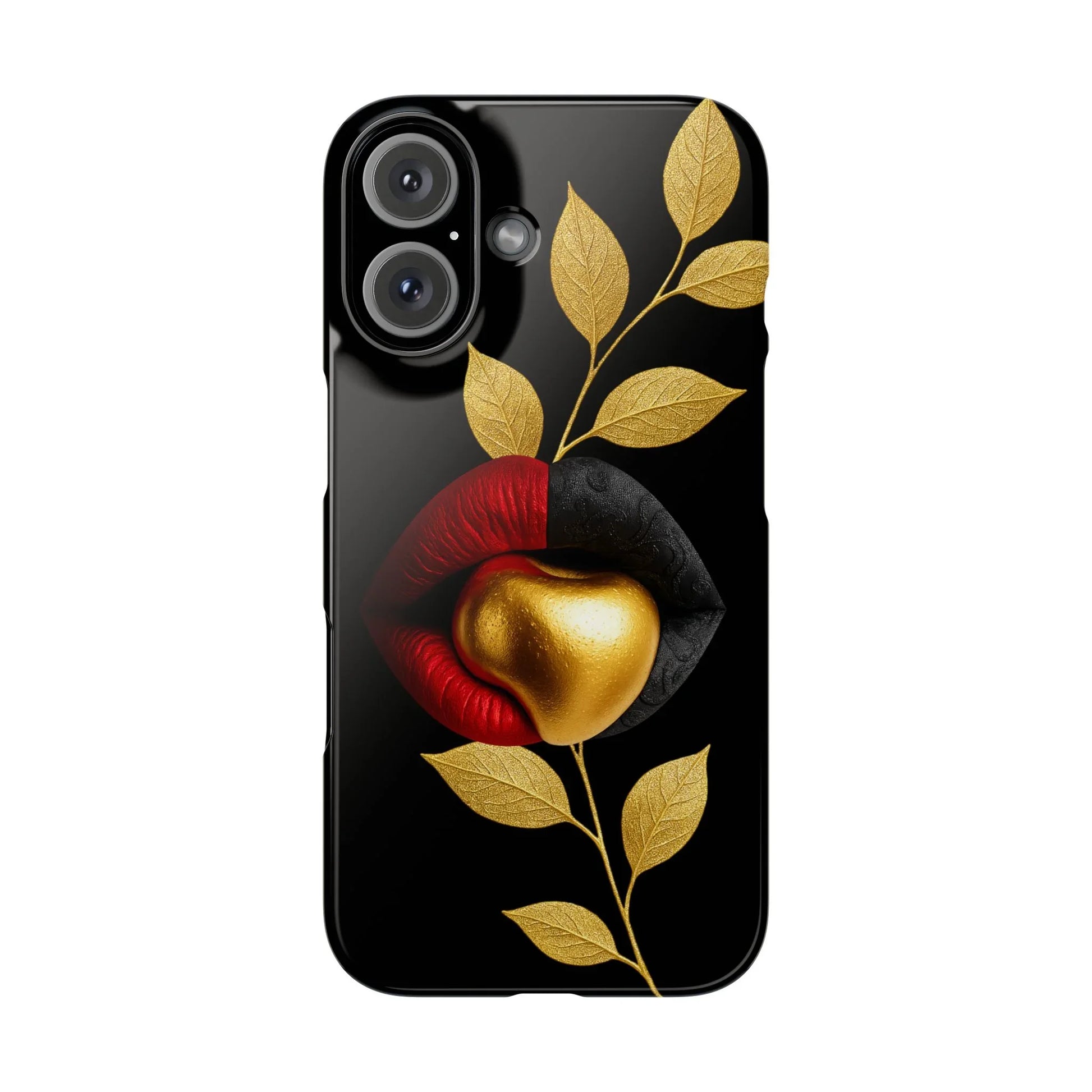 Gilded Expression Phone Case for iPhone 7-17 Models - KARARMDESIGN