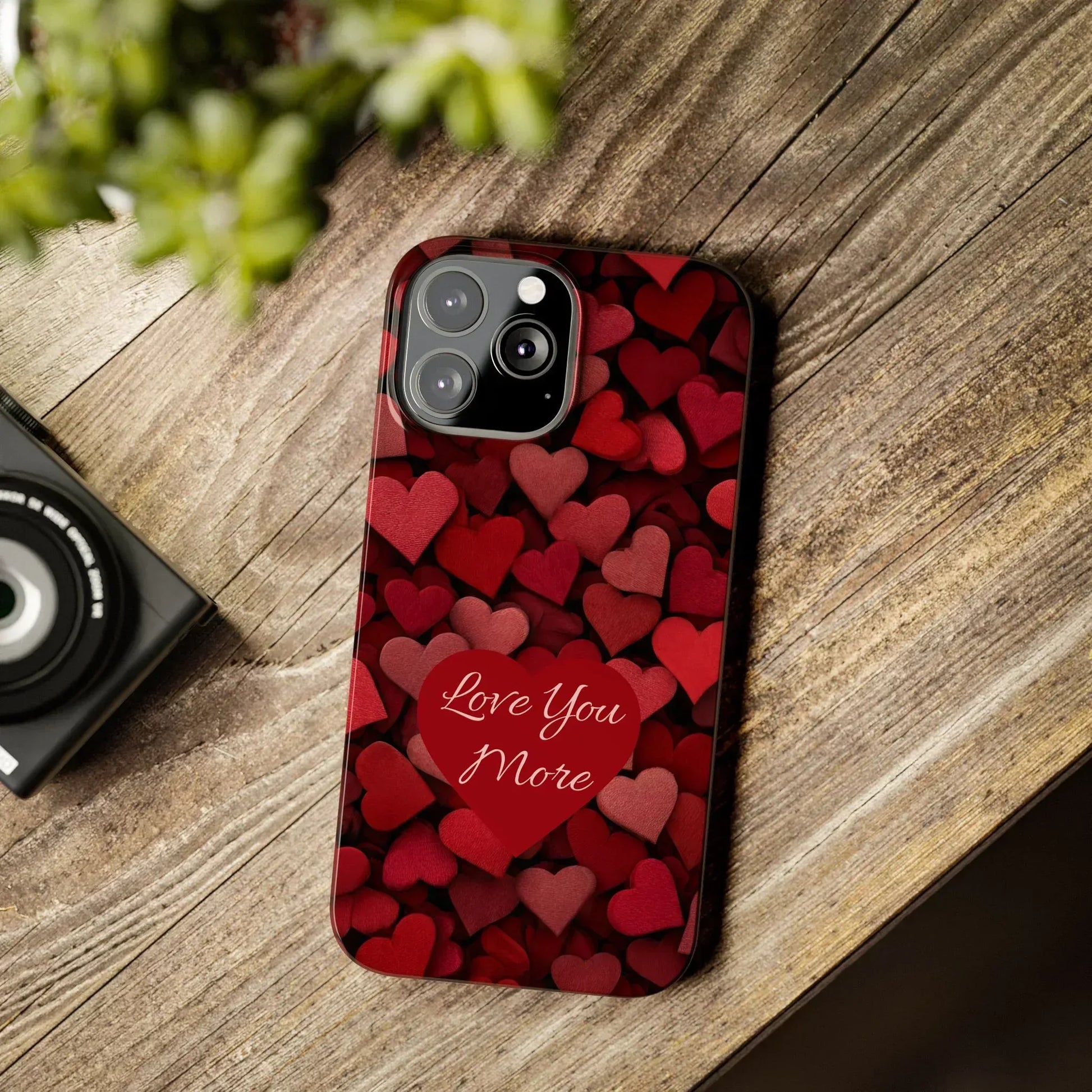 Love You More Phone Case Slim Phone Cases for iPhone 11-17 - KARARMDESIGN