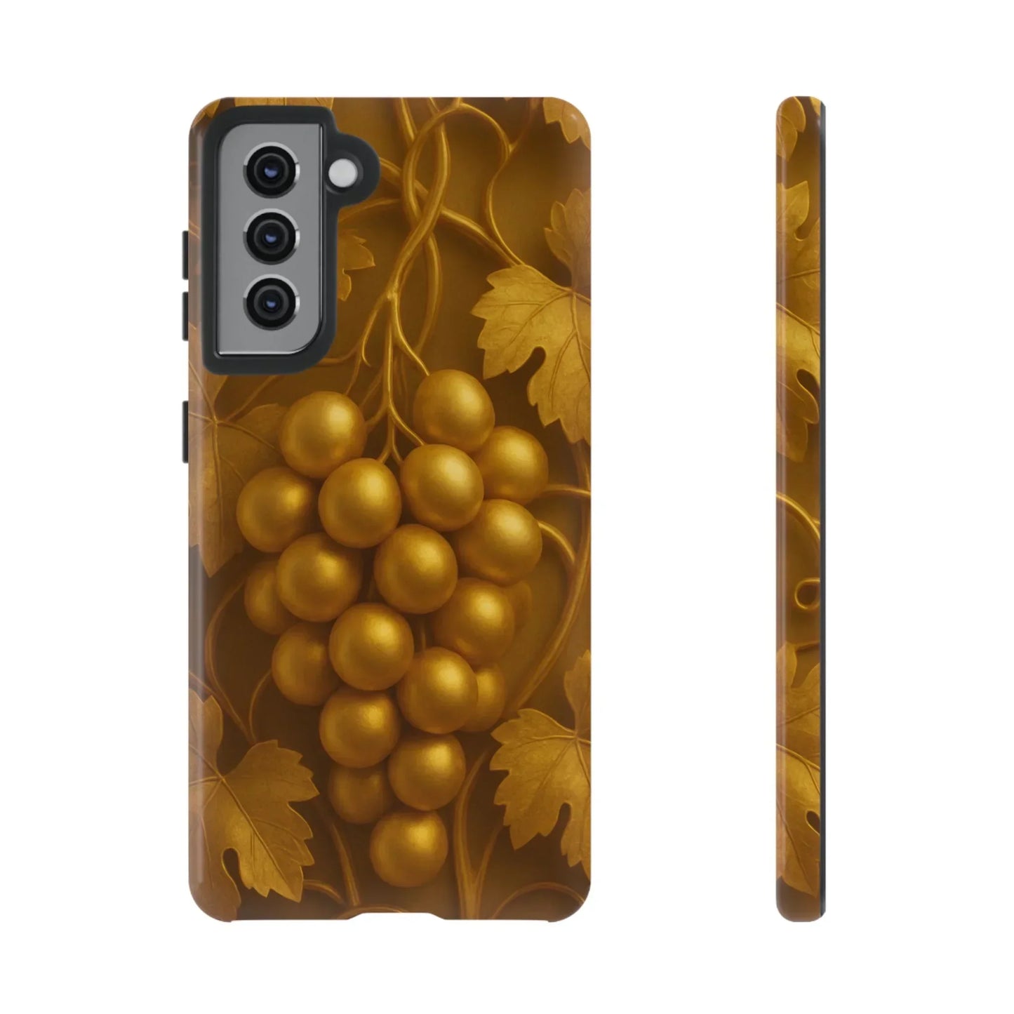 Golden Grapes Phone Case for Samsung Galaxy S10-S25 Models - KarArmDesign