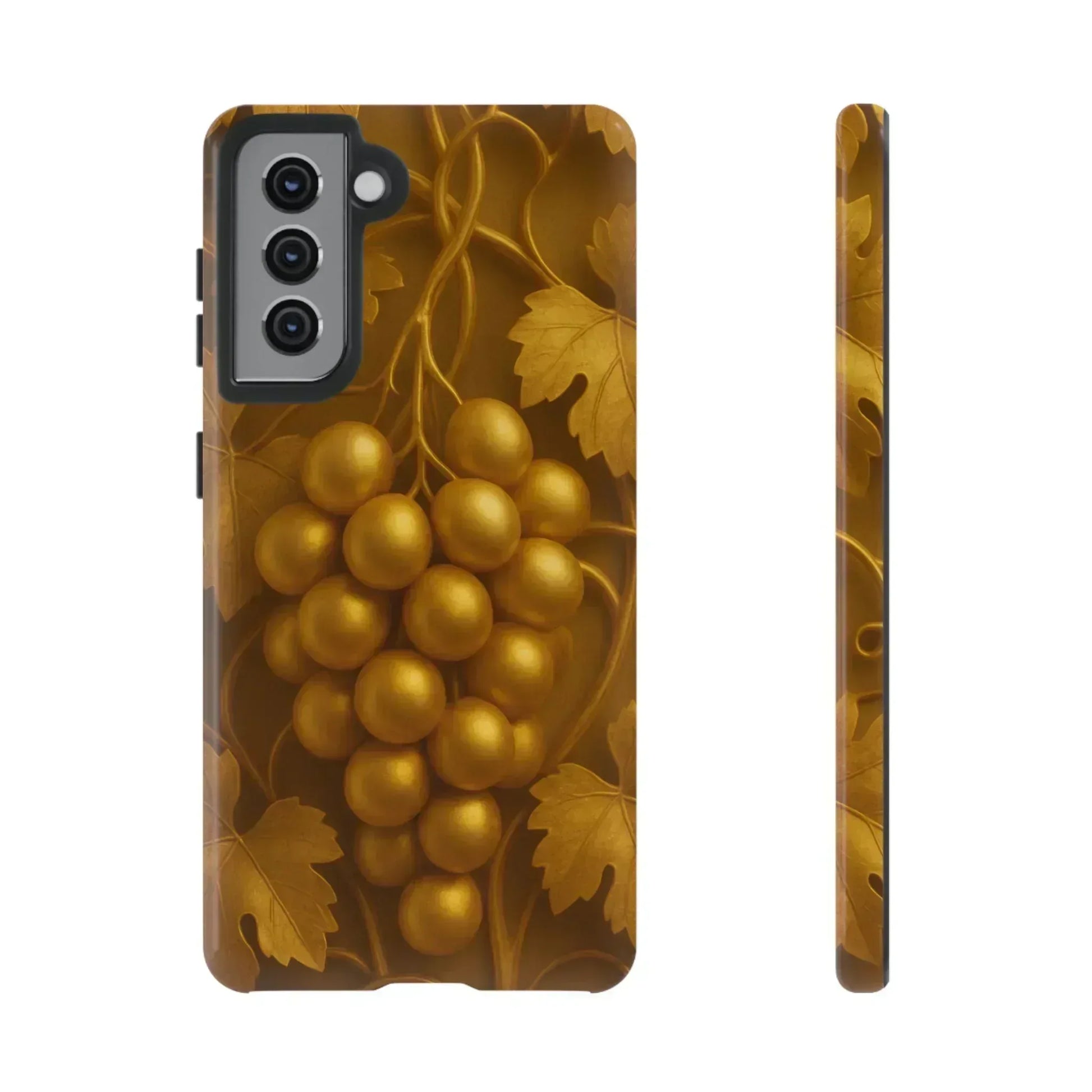 Golden Grapes Phone Case for Samsung Galaxy S10-S25 - KARARMDESIGN
