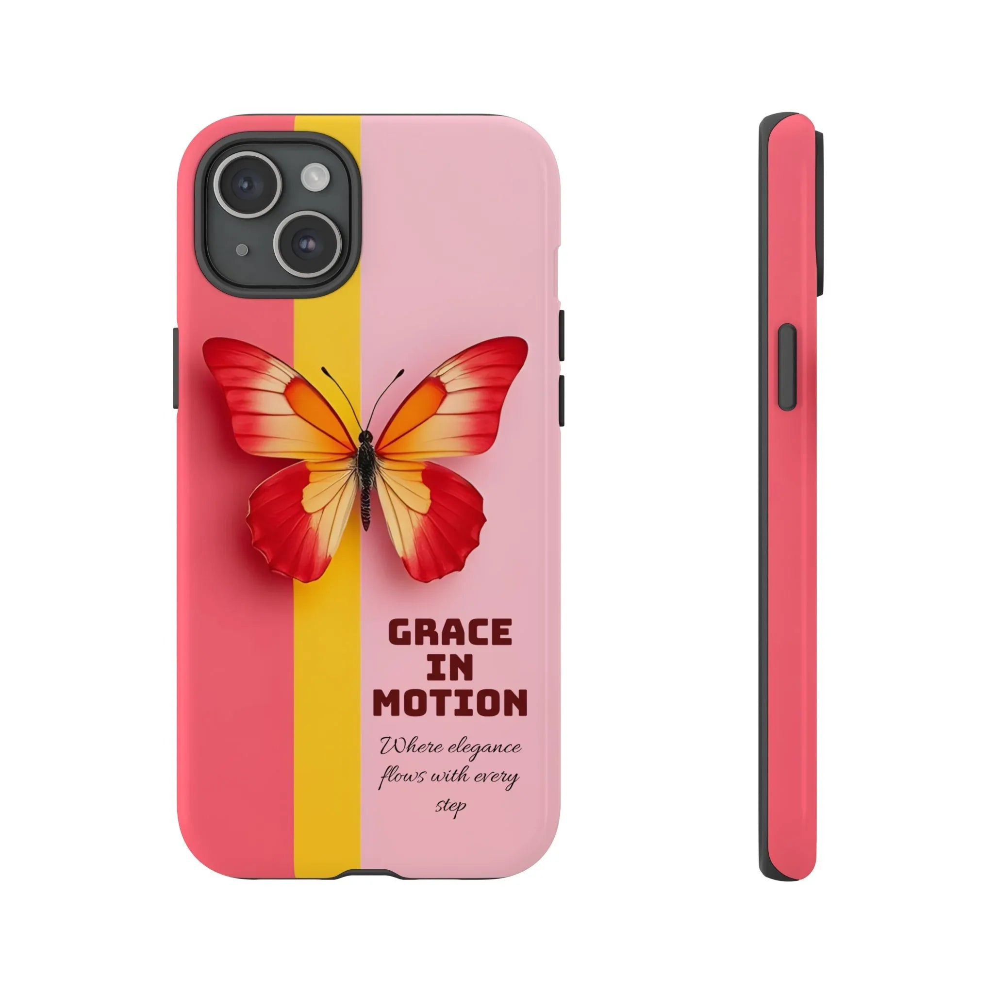 Grace in Motion – Elegant Phone Case for iPhone, Galaxy & Pixel - KARARMDESIGN