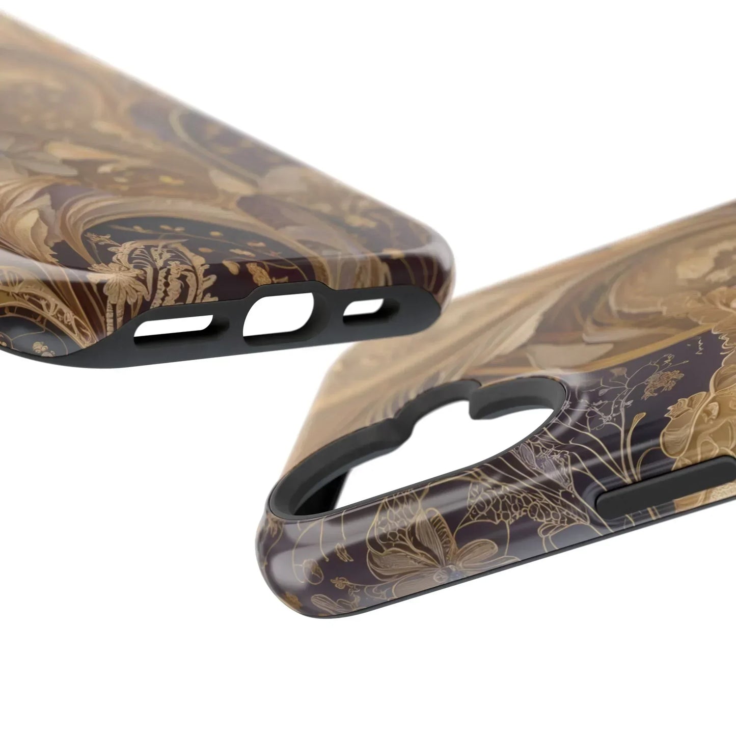 Botanical Luxury Design Impact-Resistant Phone Case for iPhone 12-16 and Galaxy S21-S22 Models - KarArmDesign