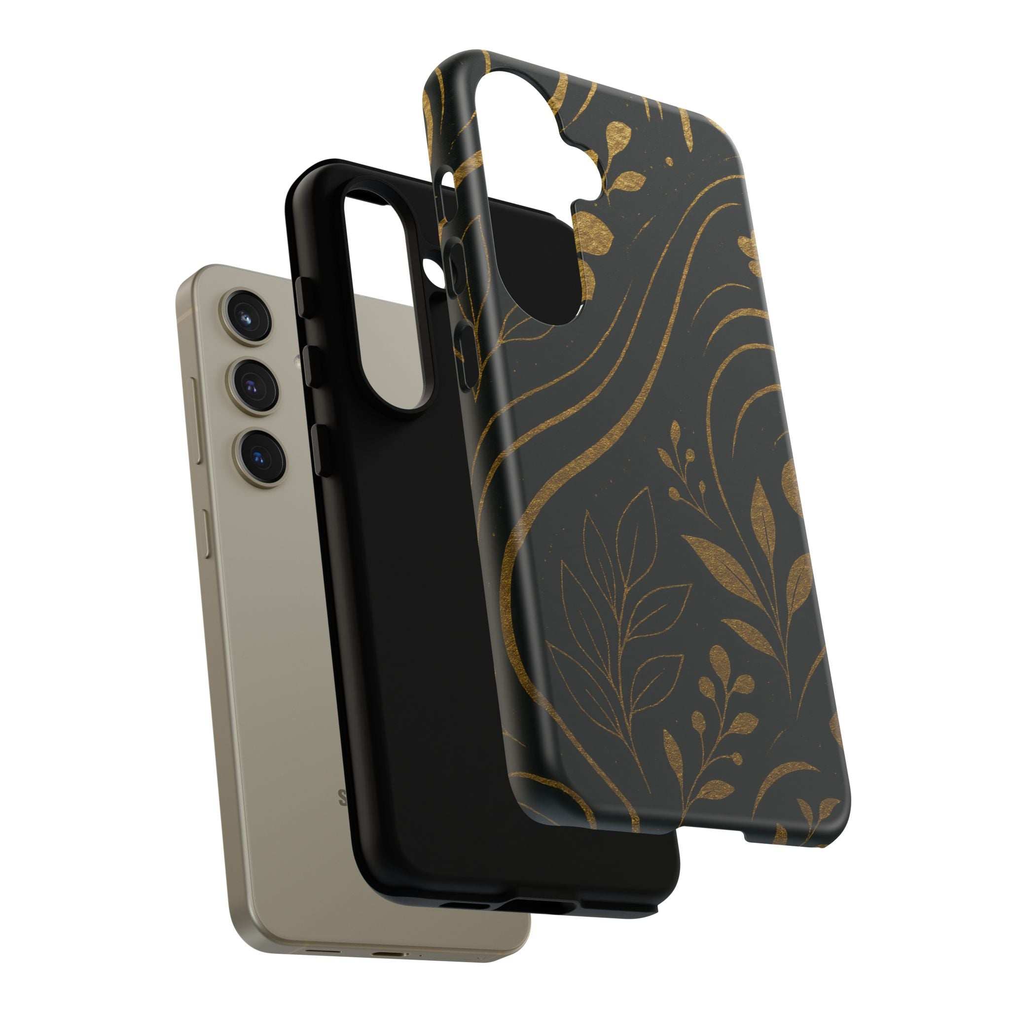 Gold Pattern Tough Phone Case for Samsung Galaxy & Google Pixel