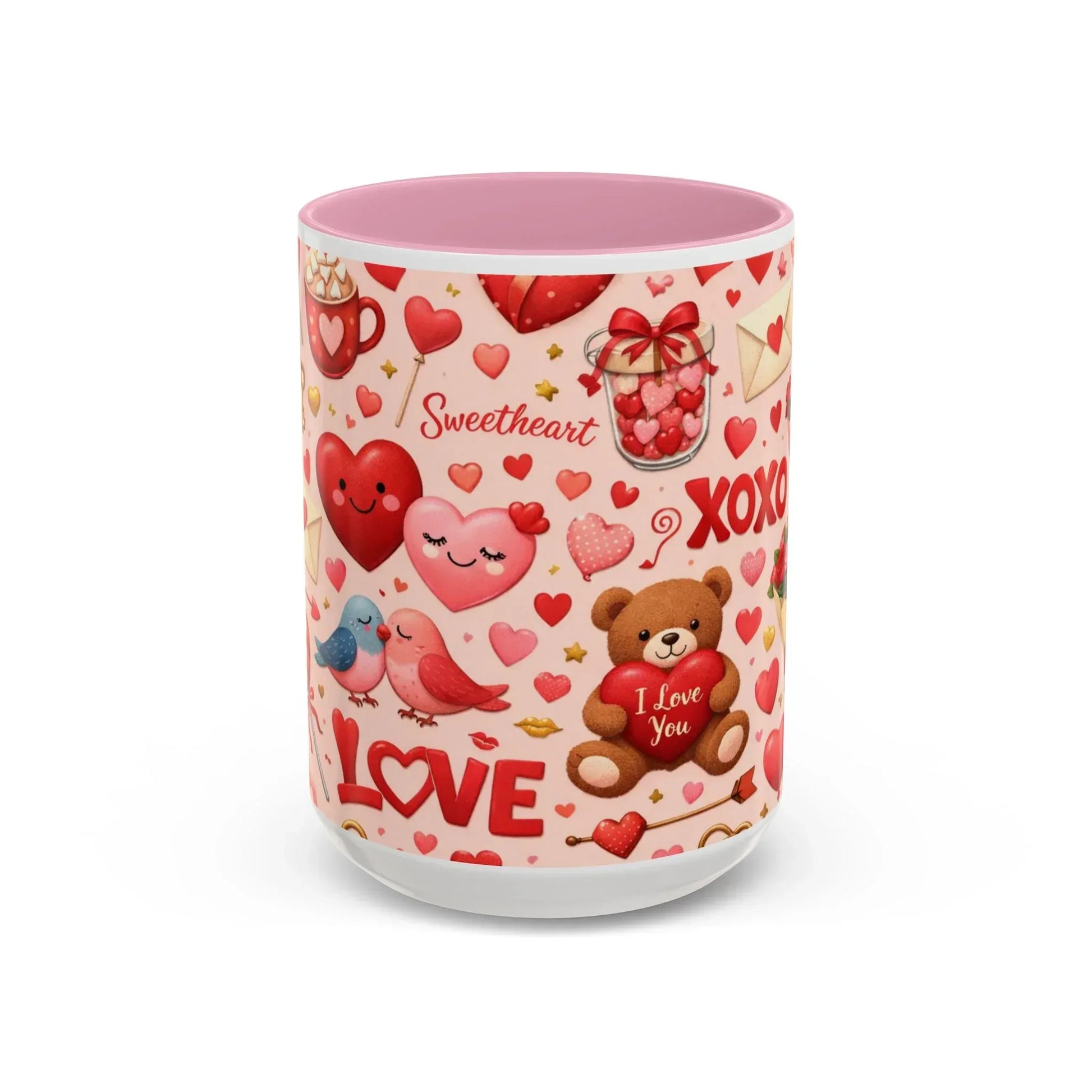 Sweetheart Love Mug - Colorful Mugs (11oz, 15oz) - KARARMDESIGN