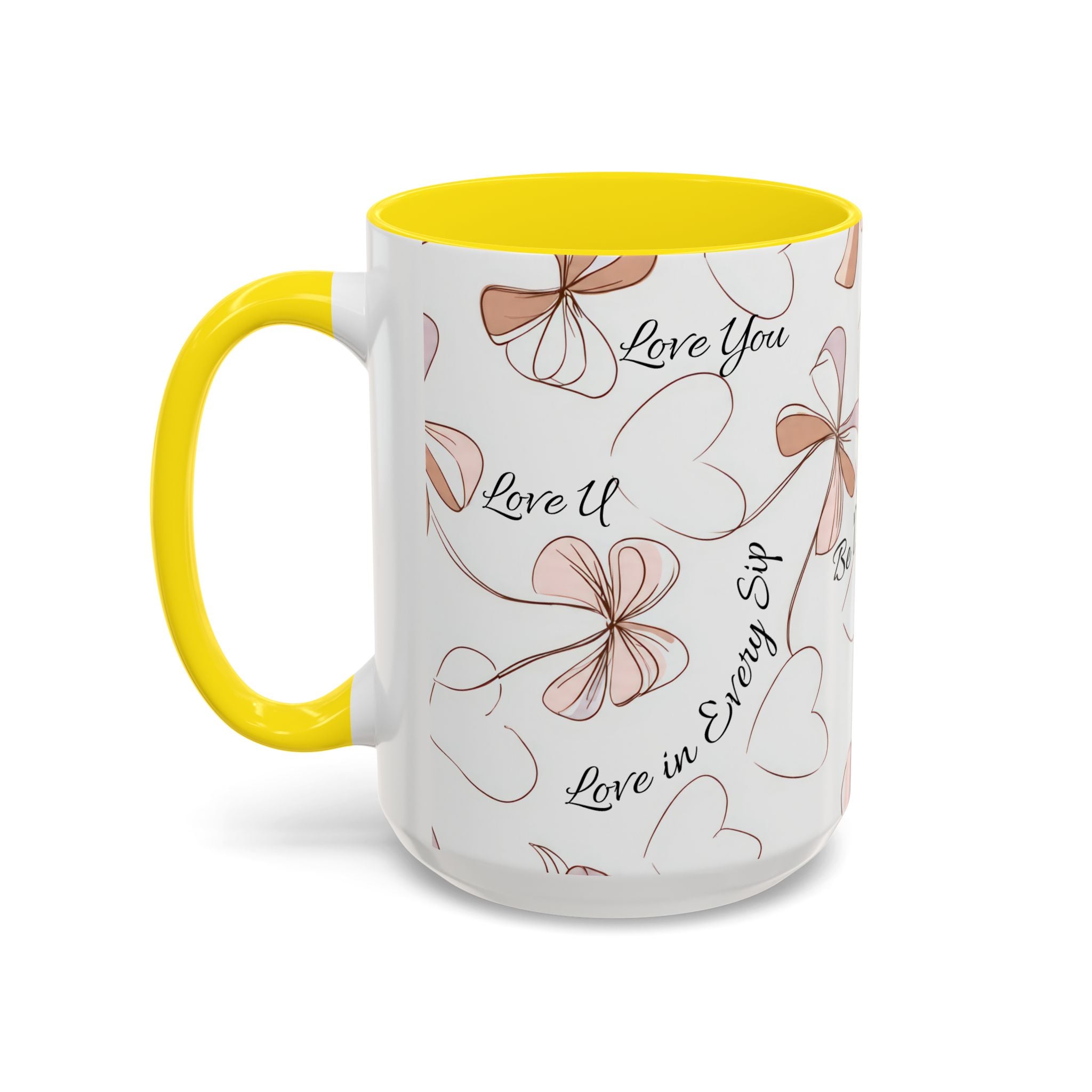 Love Messages Accent Coffee Mug (11, 15oz)