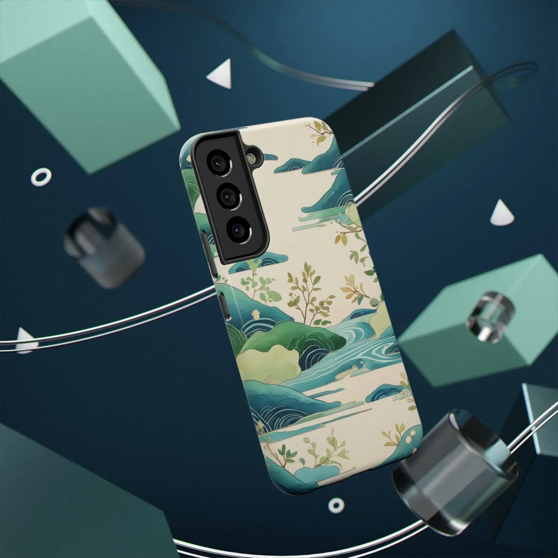 Nature Landscape Phone Case for iPhone 12-16 and Samsung Galaxy S21-S22 Models - KarArmDesign