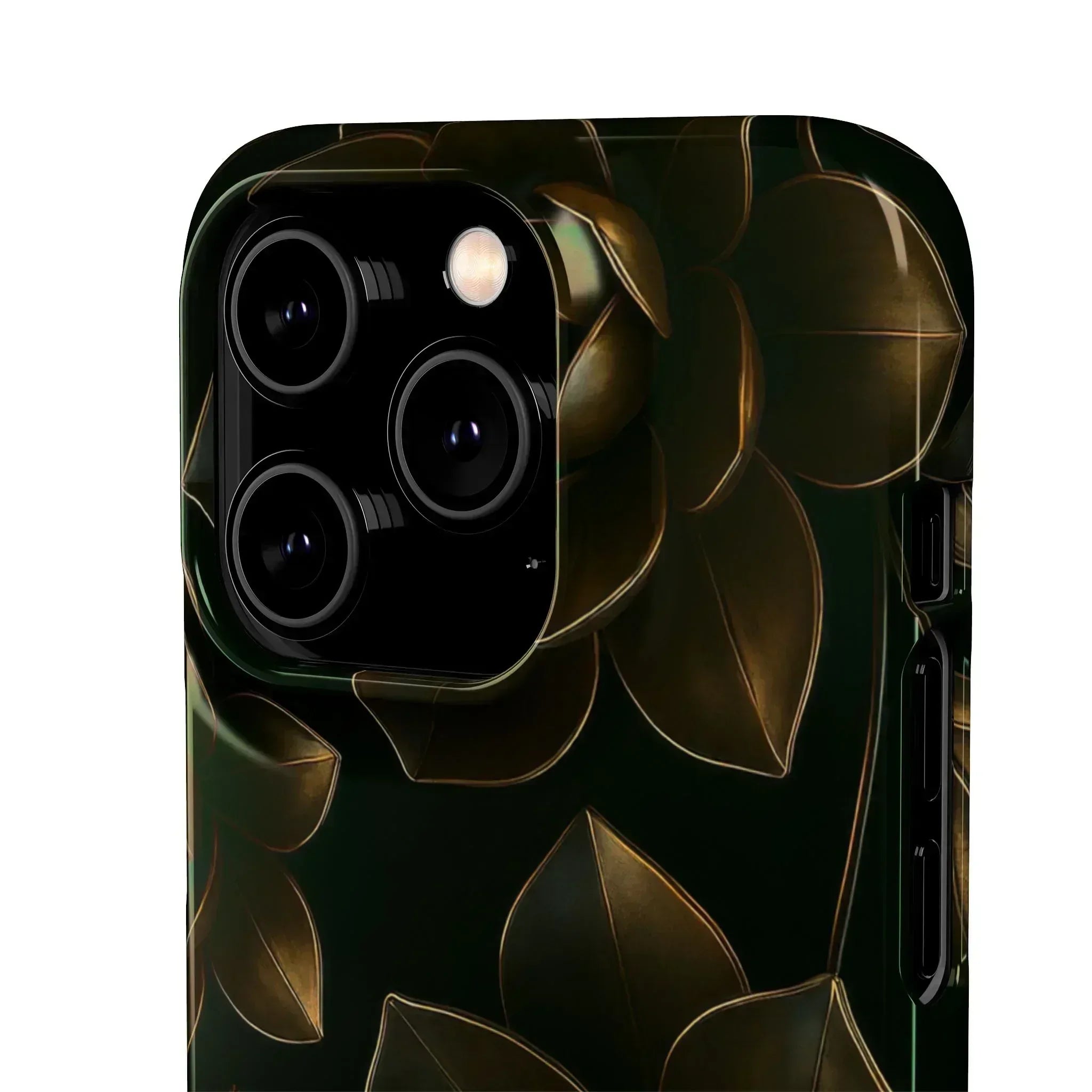 Metal Flower Phone Case for iPhone 8-16 and Galaxy S20-S24 - KARARMDESIGN