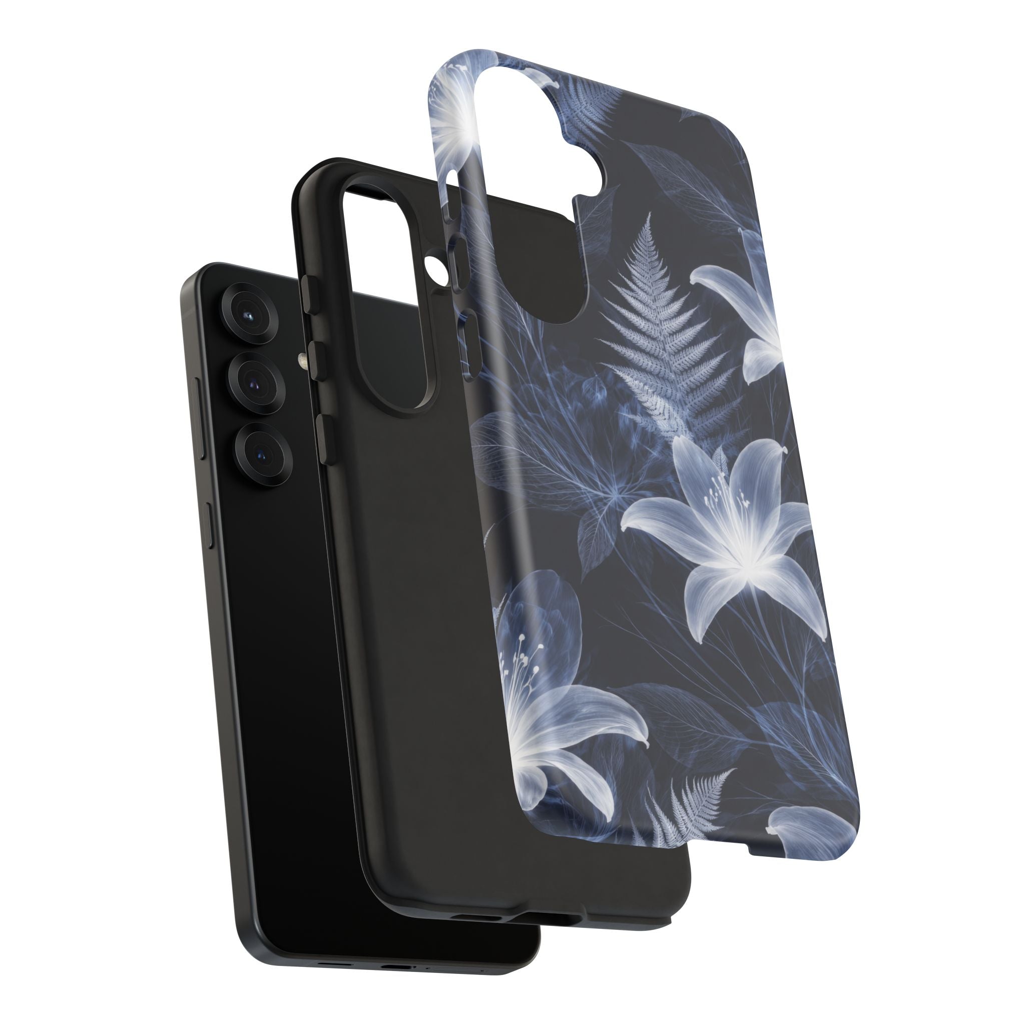 Moonlight Garden Phone Case for iPhone 11-17 and Galaxy S20-S26