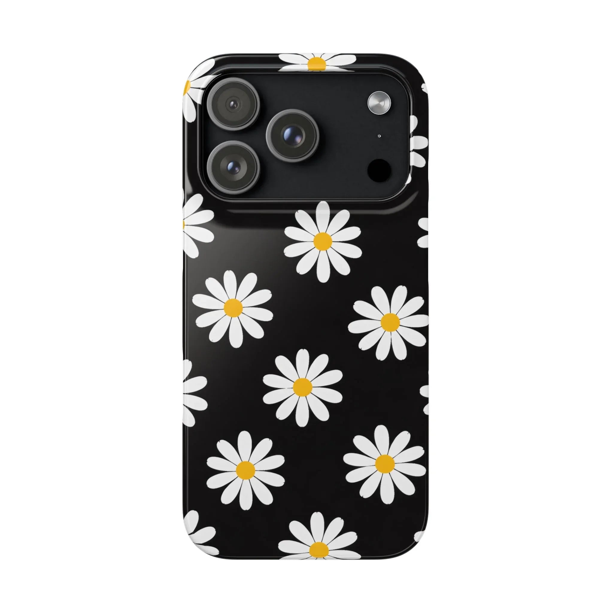 Daisy Charm Phone Case for iPhone 11-17 and Galaxy S20-S25 - KARARMDESIGN