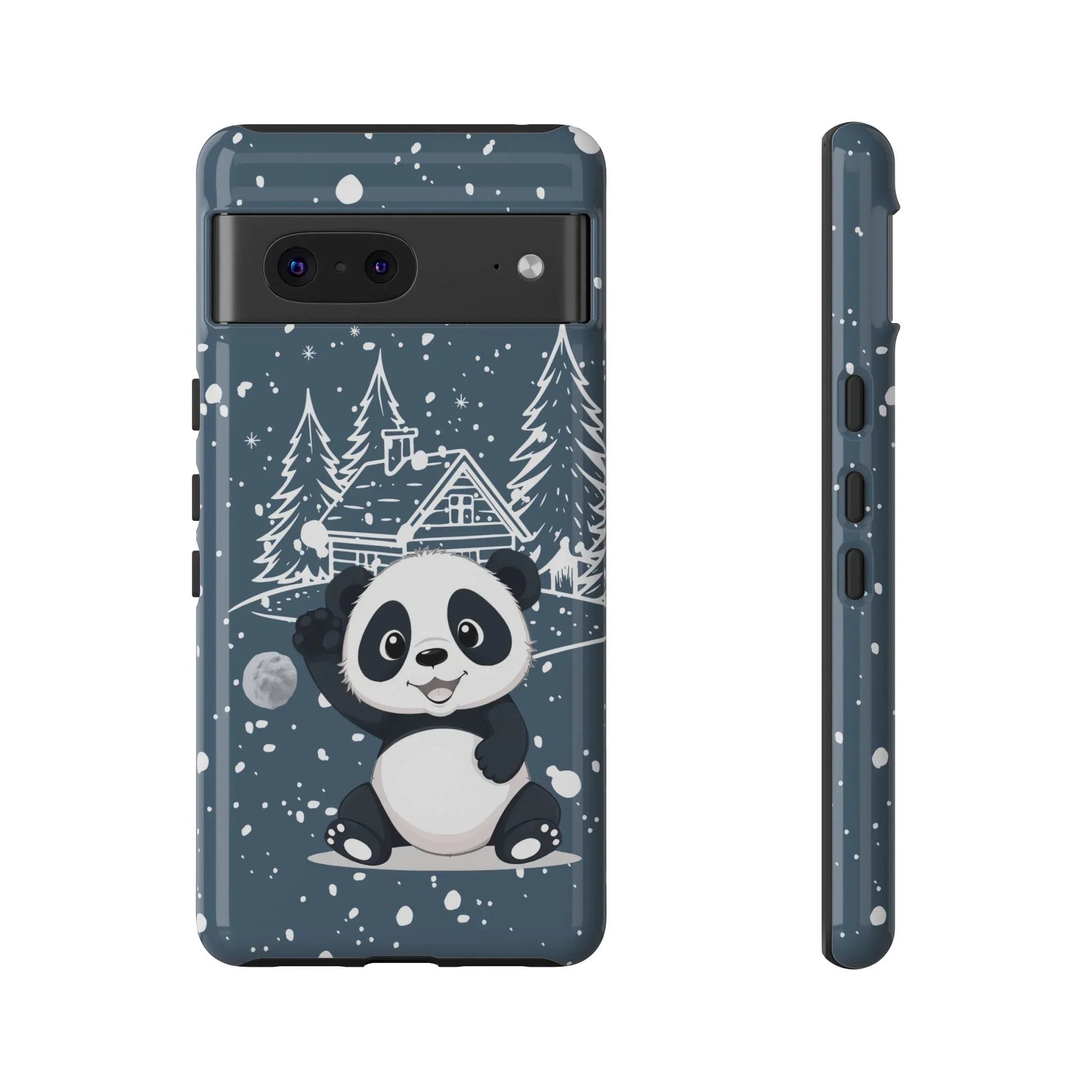 Cute Panda Phone Case for Samsung Galaxy and Google Pixel - KARARMDESIGN