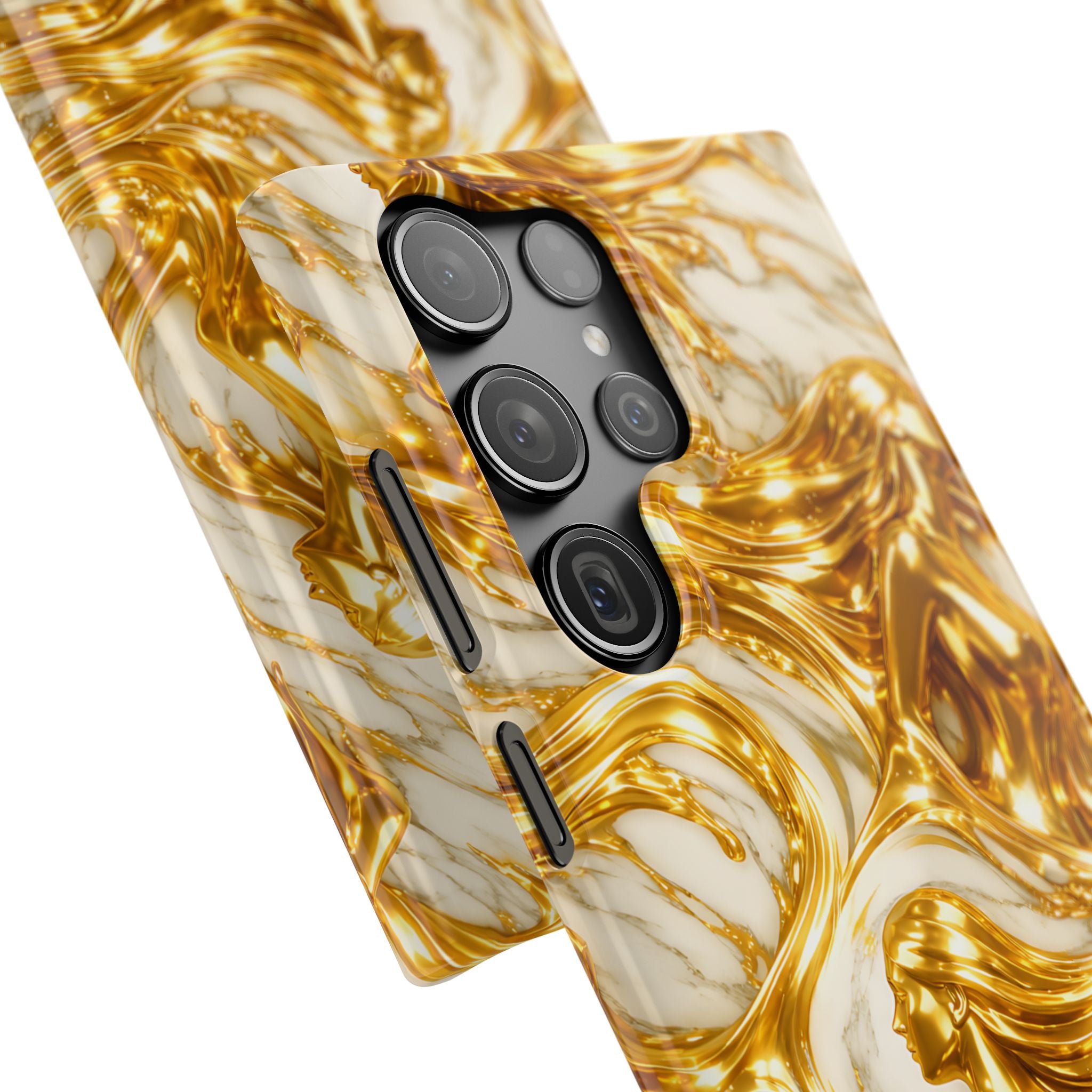 Divine Gold Woman Snap Phone Case for iPhone & Galaxy