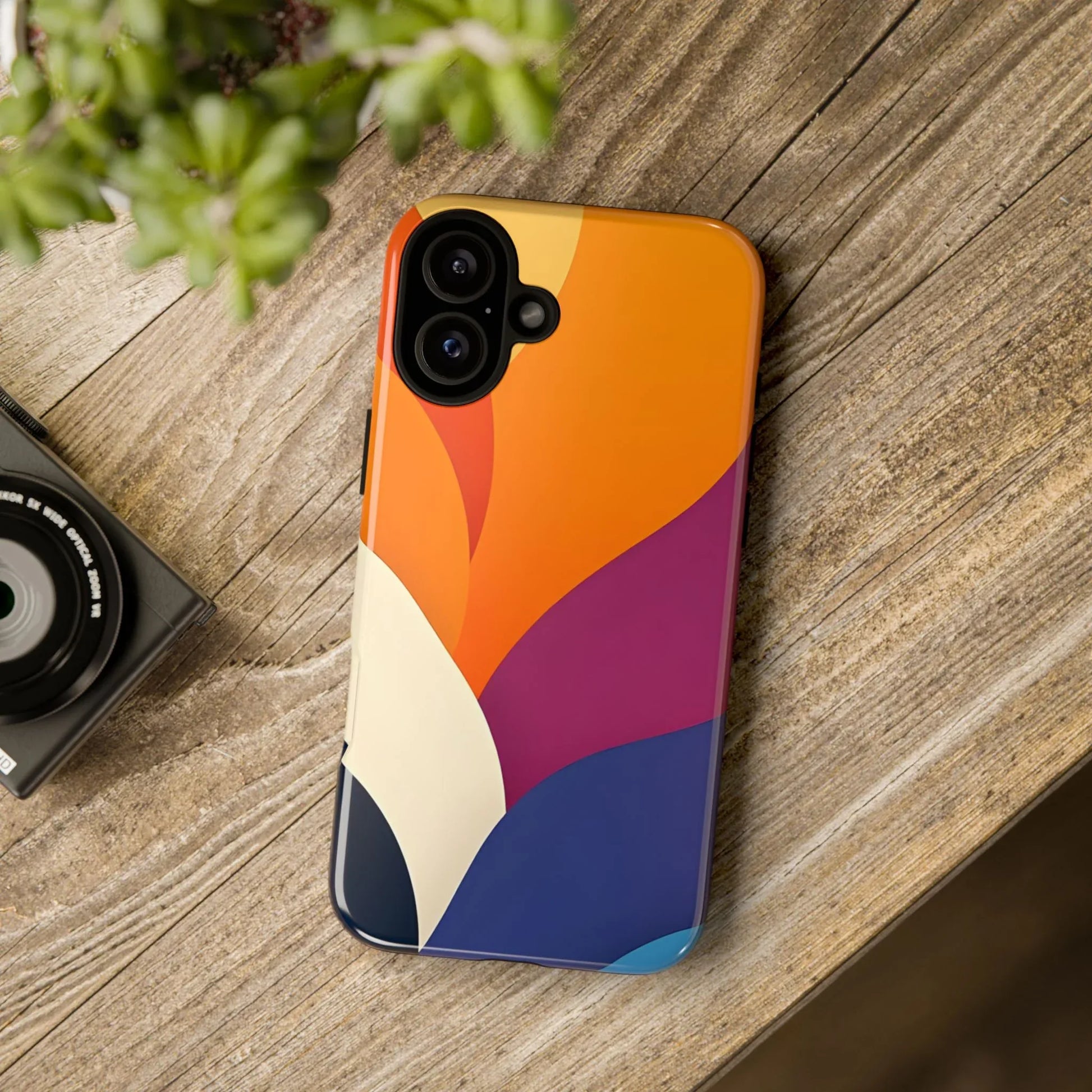 Vibrant Abstract Design Phone Case for iPhone and Galaxy - KARARMDESIGN