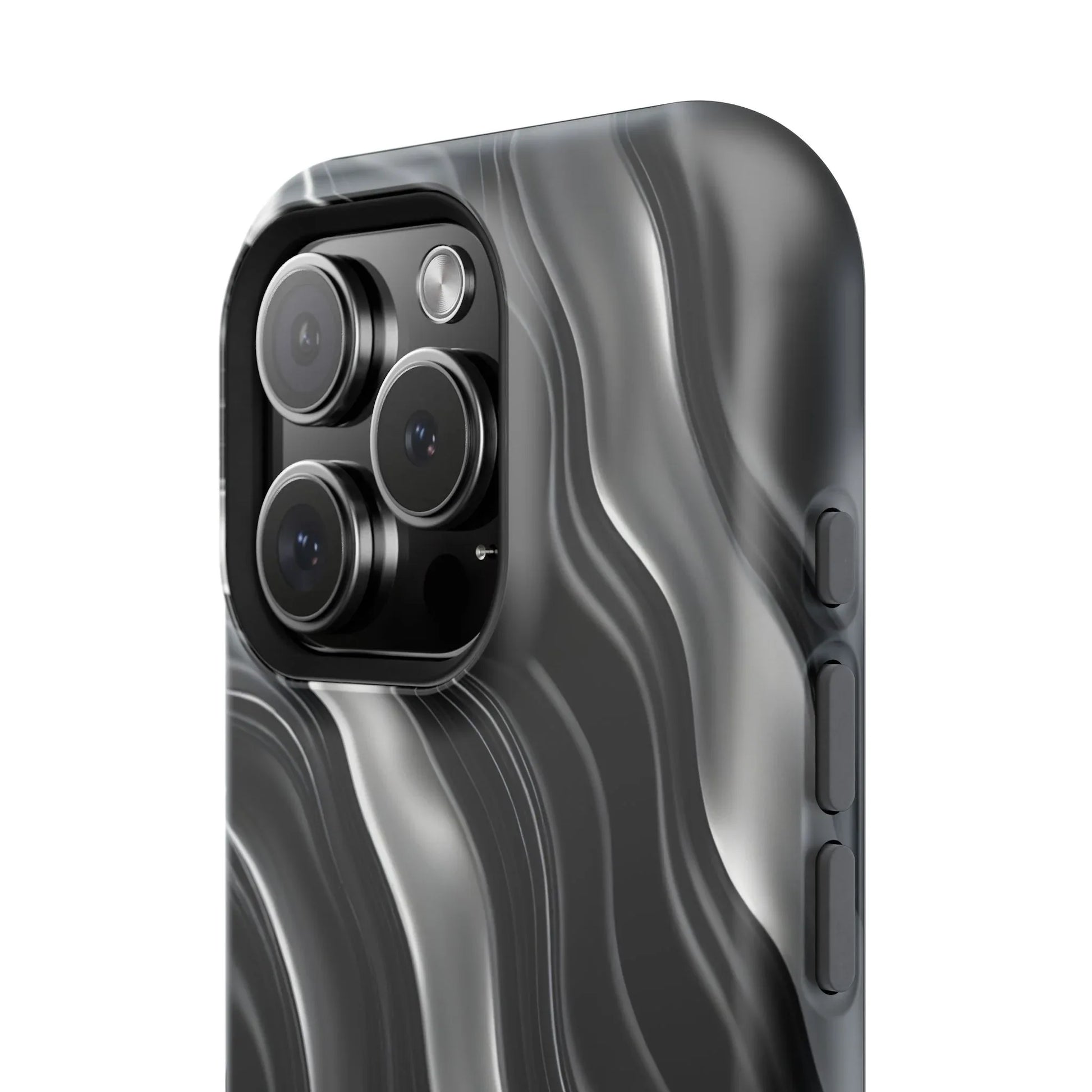 Wavy Illusion Marble Phone Case for iPhone 13-17 - KARARMDESIGN