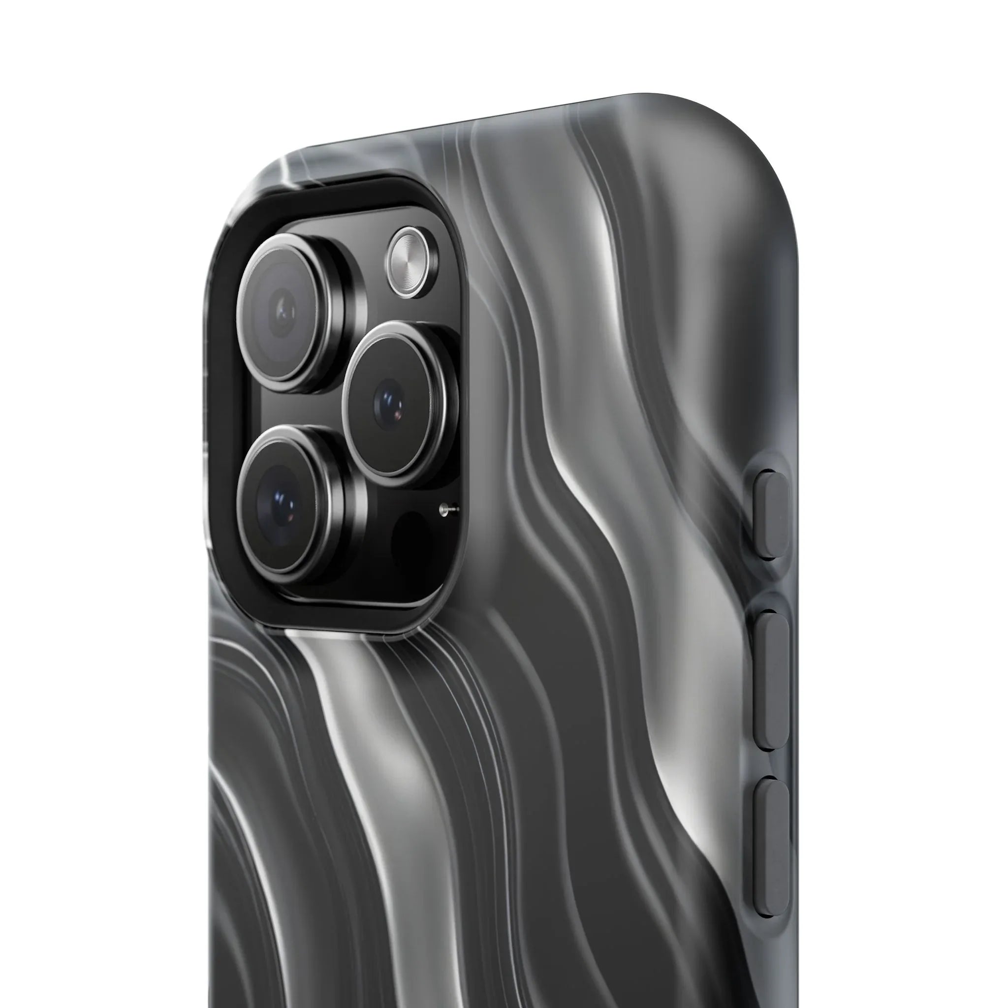 Wavy Illusion Marble Phone Case for iPhone 13-17 - KARARMDESIGN
