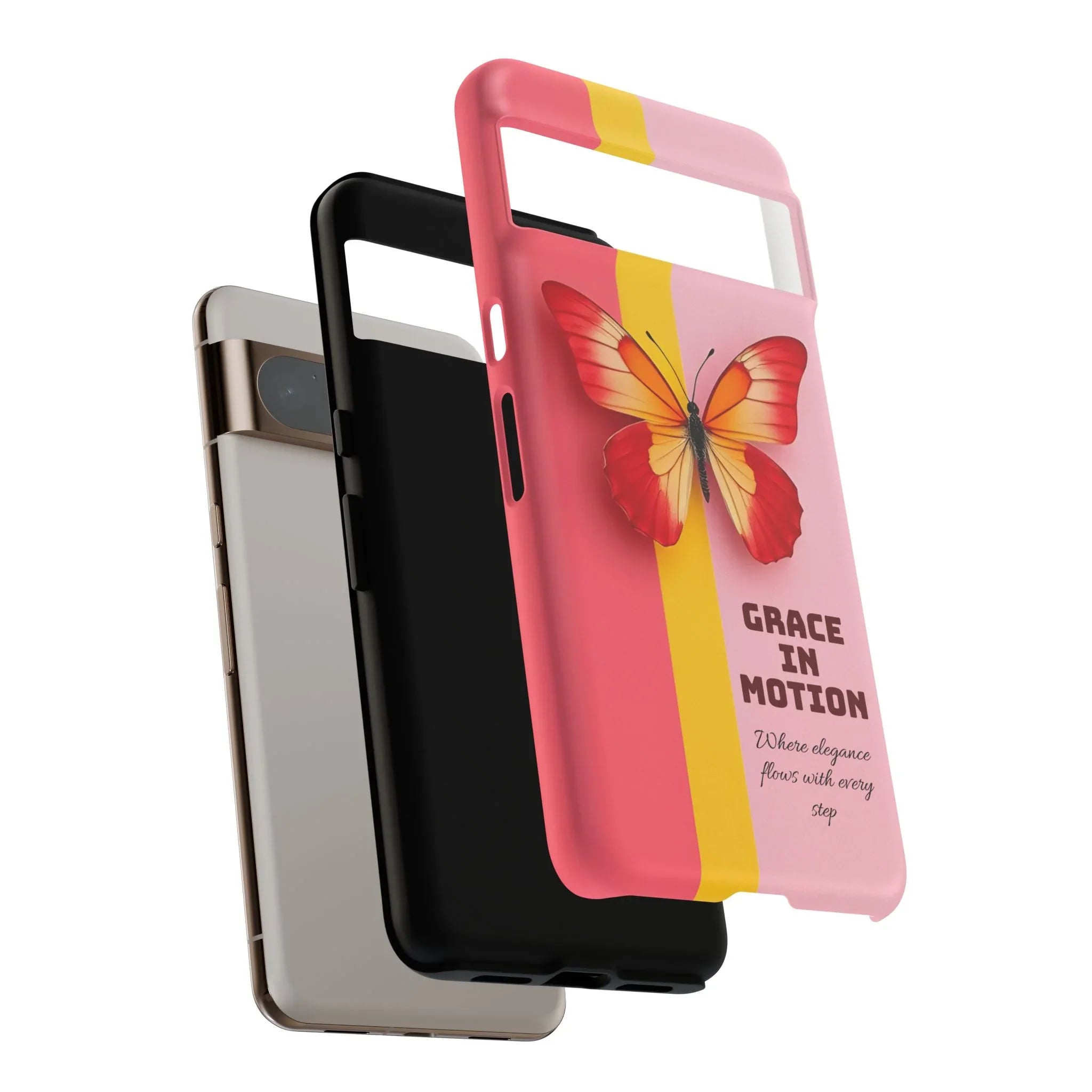 Grace in Motion – Elegant Phone Case for iPhone, Galaxy & Pixel - KARARMDESIGN