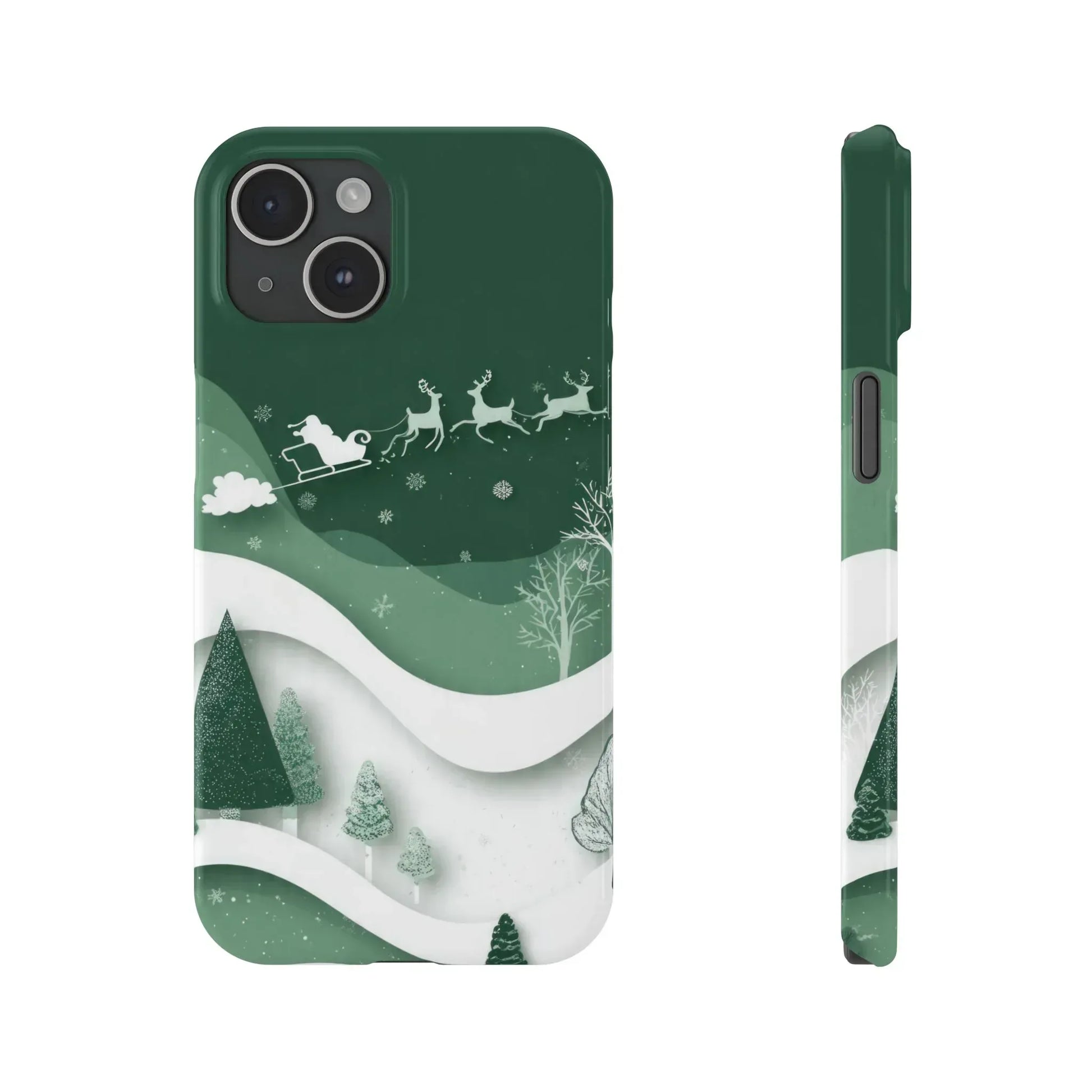 Evergreen Forest Phone Case for iPhone 11–17 - KARARMDESIGN