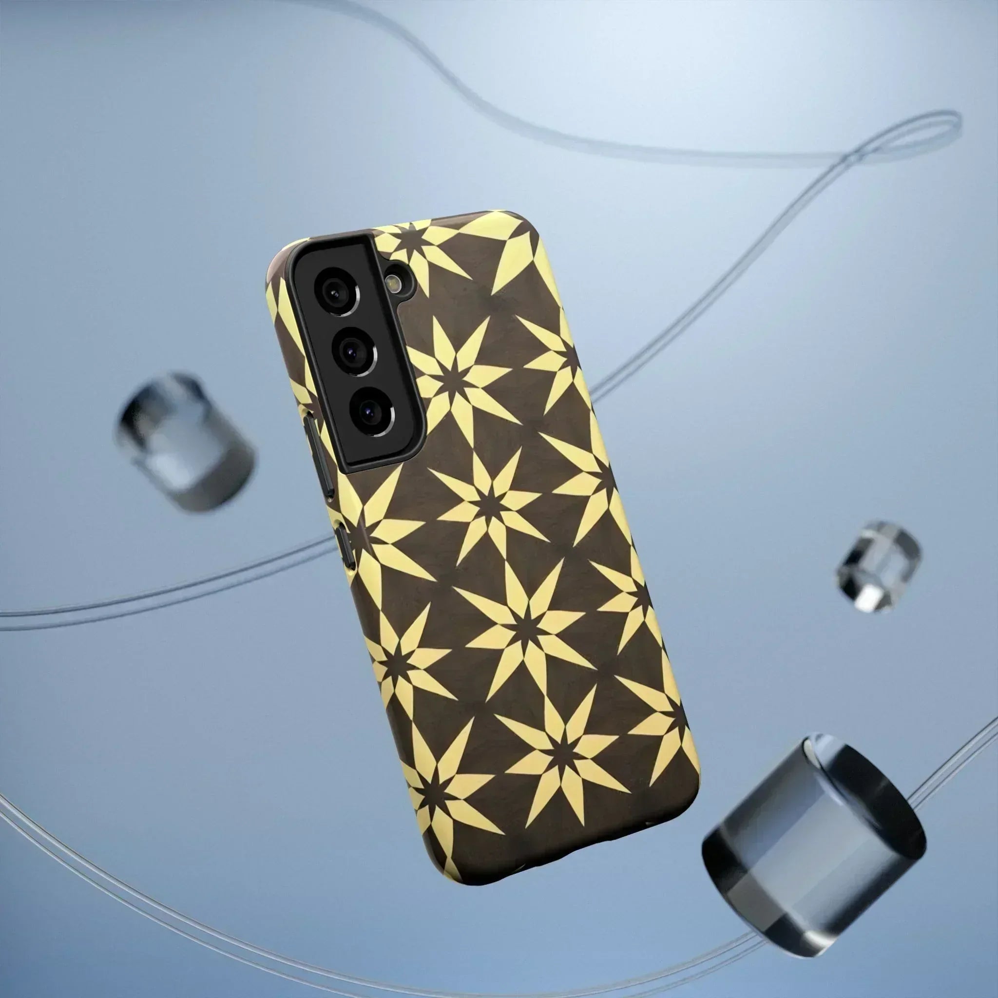Star Phone Case for iPhone 12-16 and Samsung Galaxy S21-S22 - KARARMDESIGN
