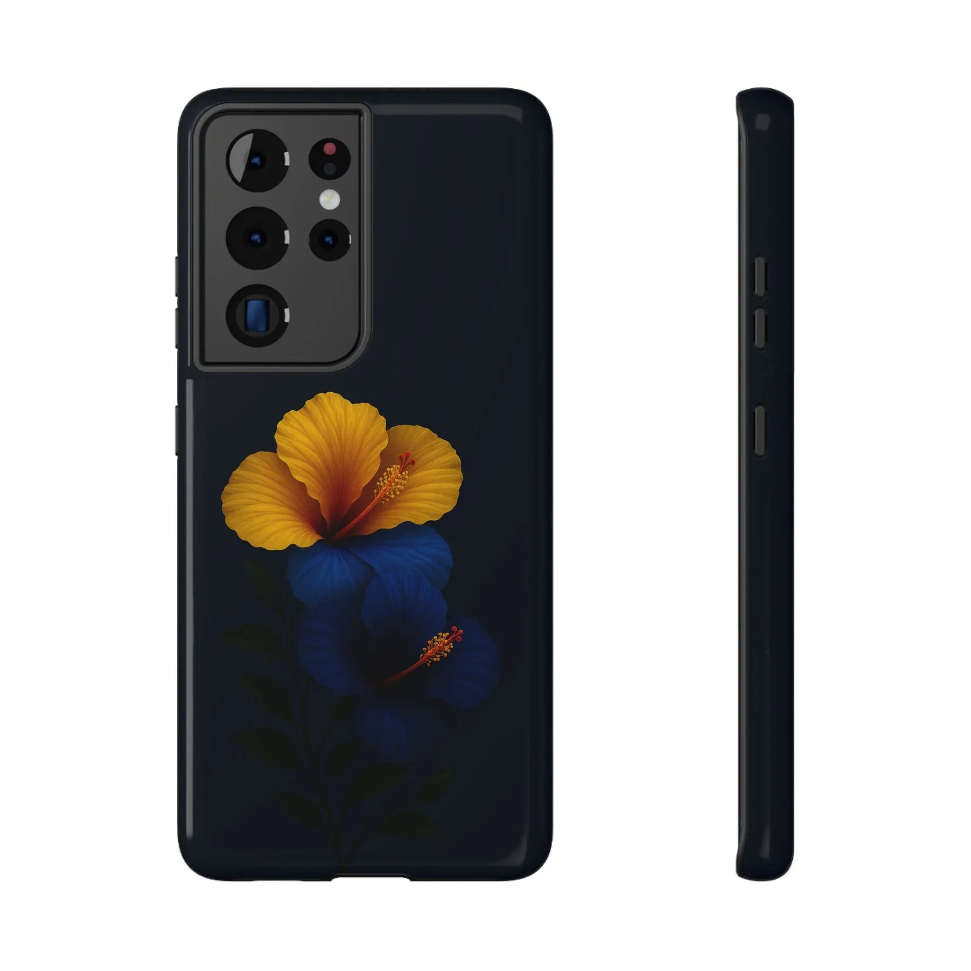 Elegant Hibiscus Phone Case for iPhone 11-17 and Galaxy S21-S22 - KARARMDESIGN