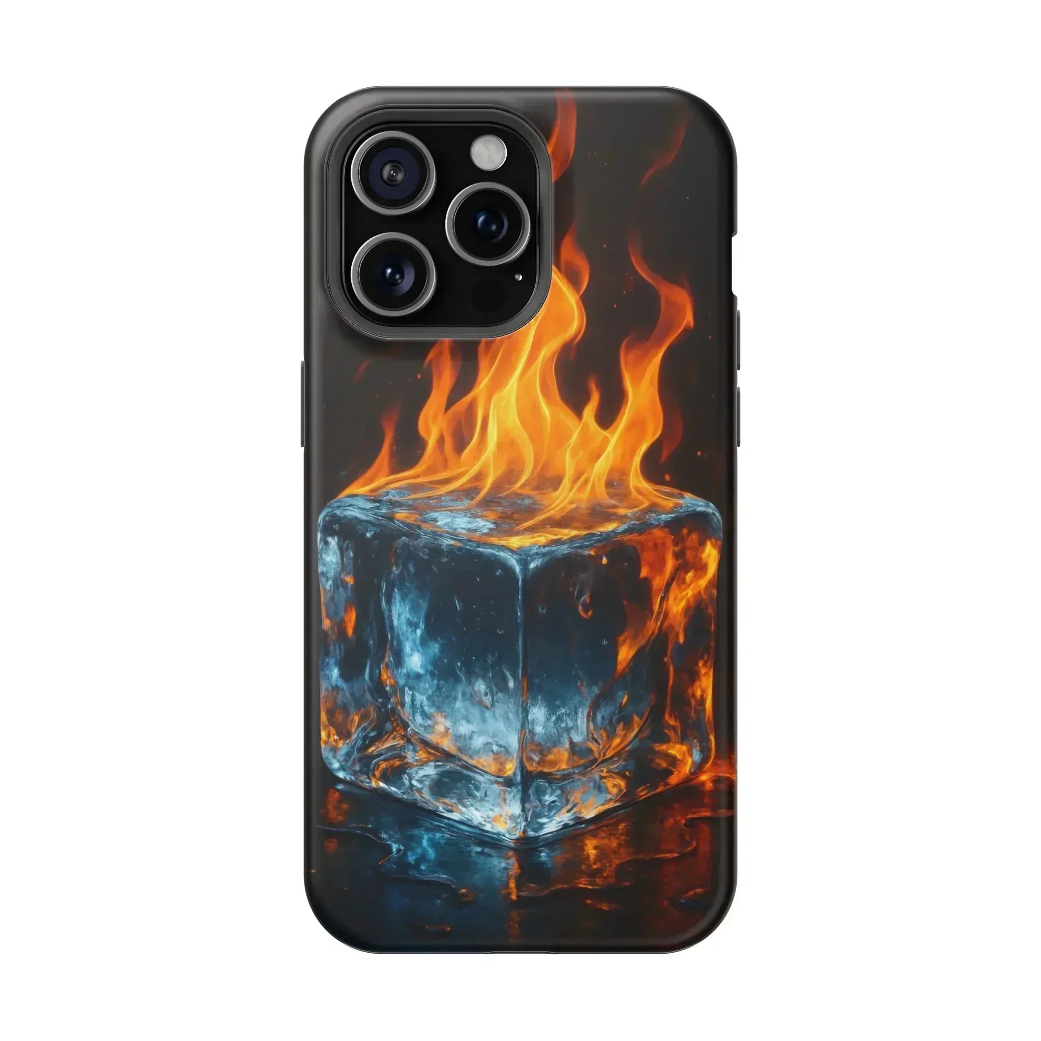 Flame Ice Phone Case for iPhone 12-16 and Galaxy S21-S22 - KARARMDESIGN