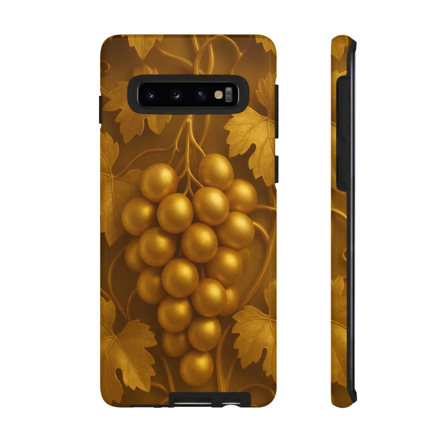 Golden Grapes Phone Case for Samsung Galaxy S10-S25 Models - KarArmDesign