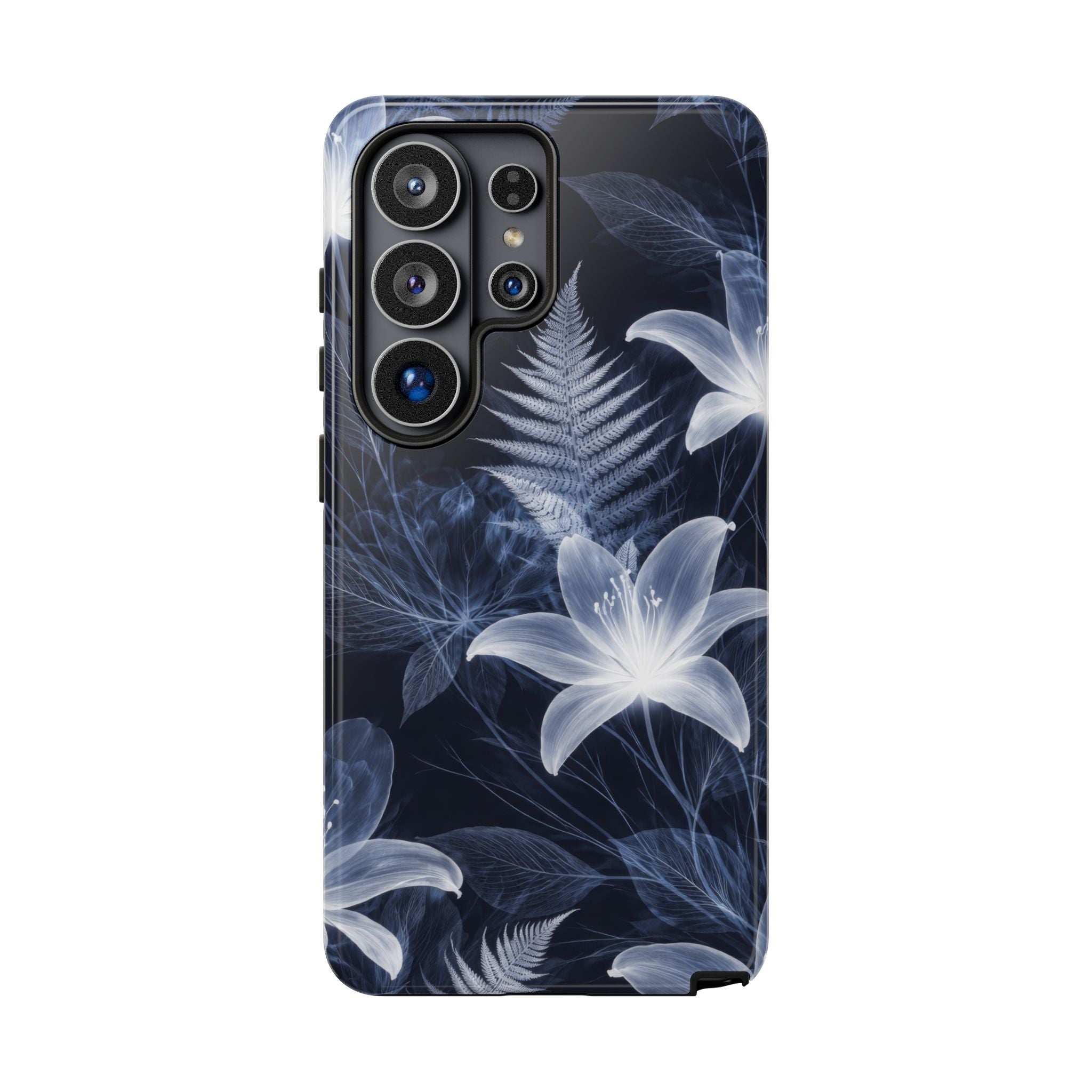 Moonlight Garden Phone Case for iPhone 11-17 and Galaxy S20-S26