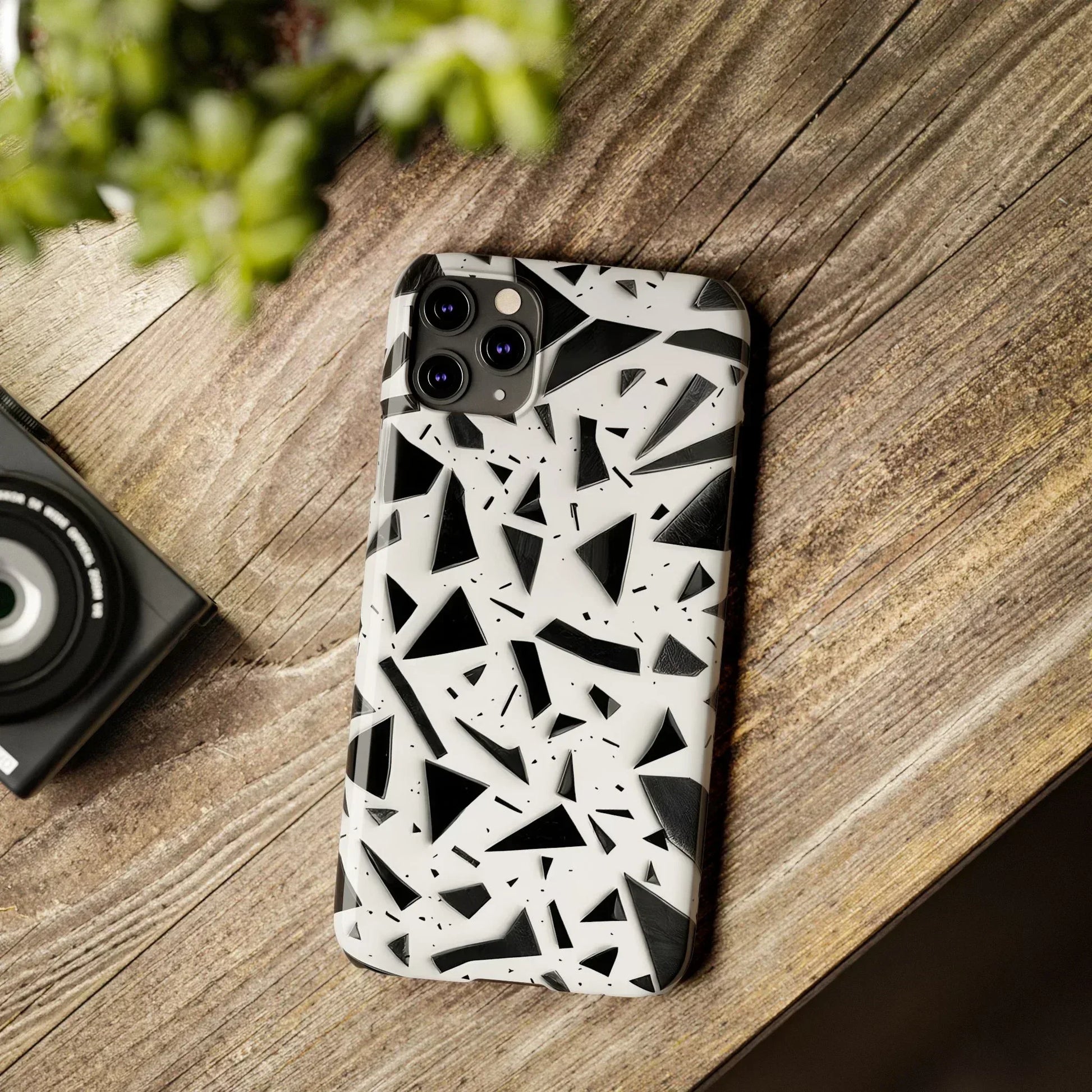 Abstract Slim Phone Case for iPhone 11-17 - KARARMDESIGN