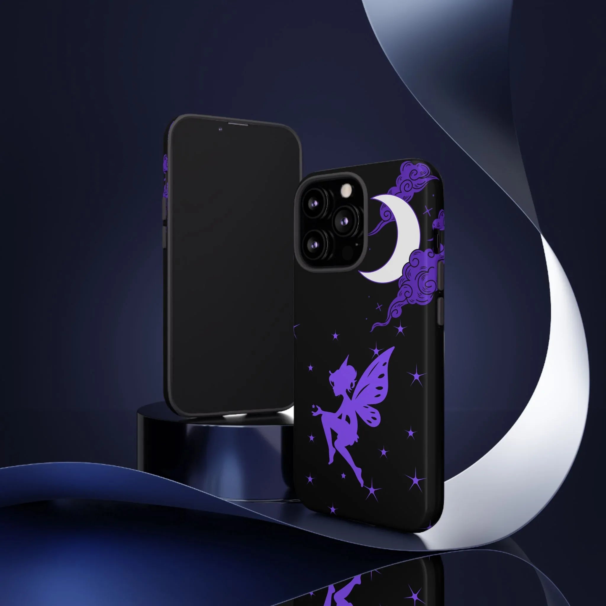 Moonlit Fairy Phone Case for iPhone 8-16 and Galaxy S10-S23 - KARARMDESIGN