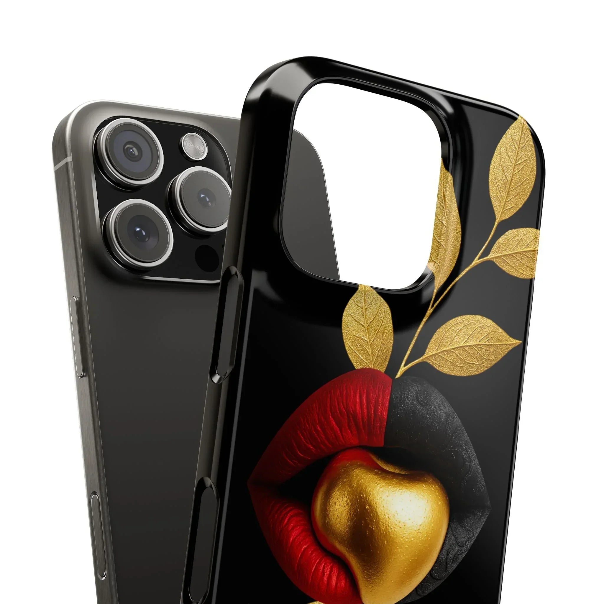 Gilded Expression Phone Case for iPhone 7-17 Models - KARARMDESIGN