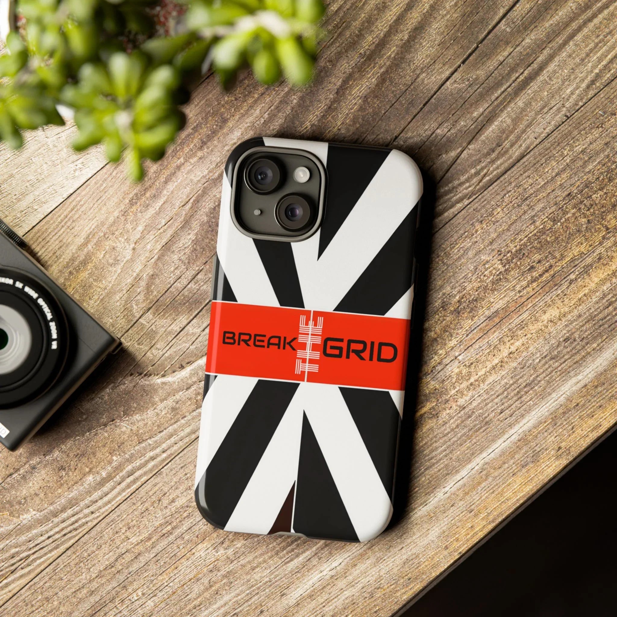 Break The Grid Phone Case for iPhone 11–16 and Galaxy S20–S25 - KARARMDESIGN