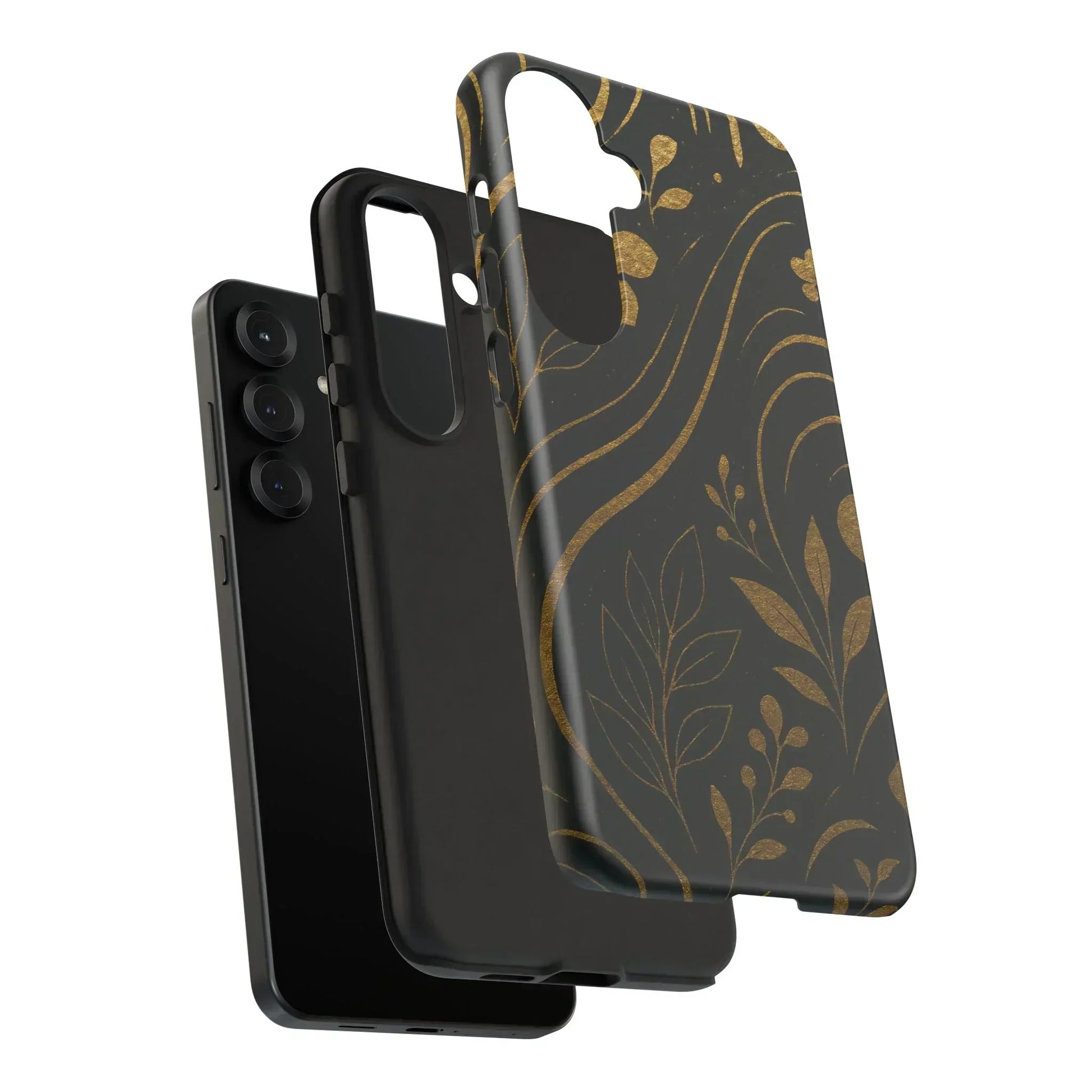 Foil Frenzy Abstract Gold Pattern Phone Case for Samsung Galaxy and Google Pixel - KarArmDesign