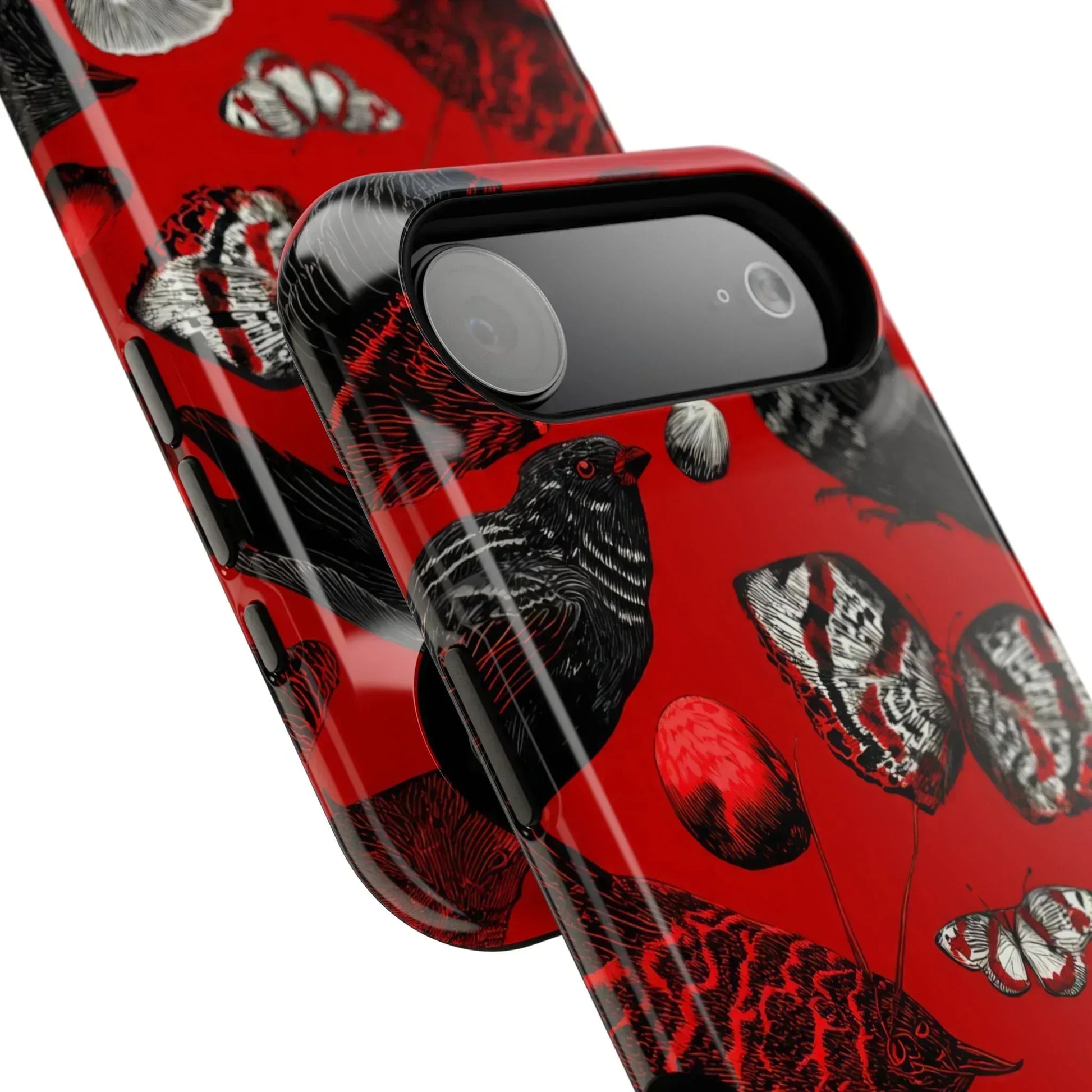 Crimson Wilderness Phone Case for iPhone 11-17 - KARARMDESIGN