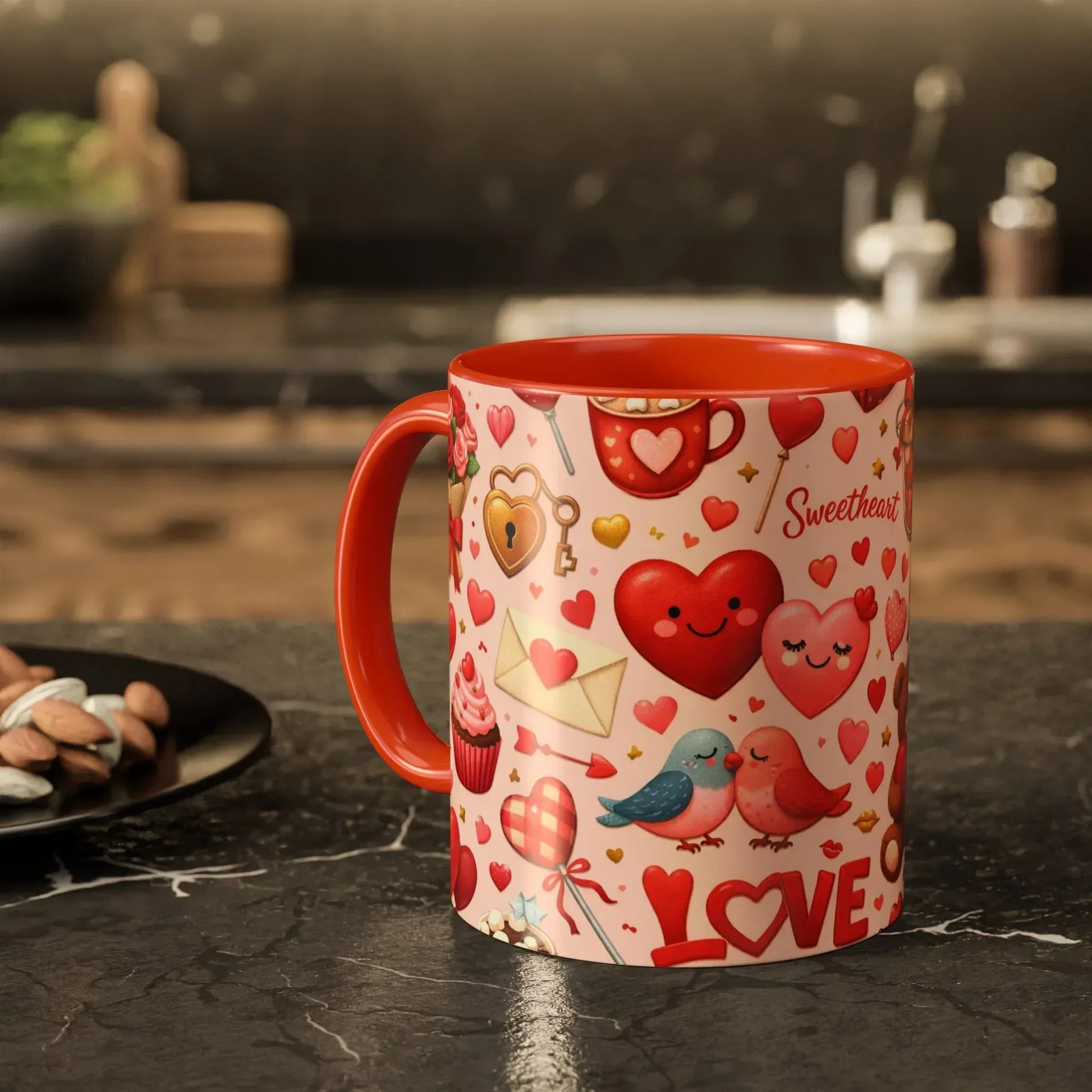 Sweetheart Love Mug - Colorful Mugs (11oz, 15oz) - KARARMDESIGN