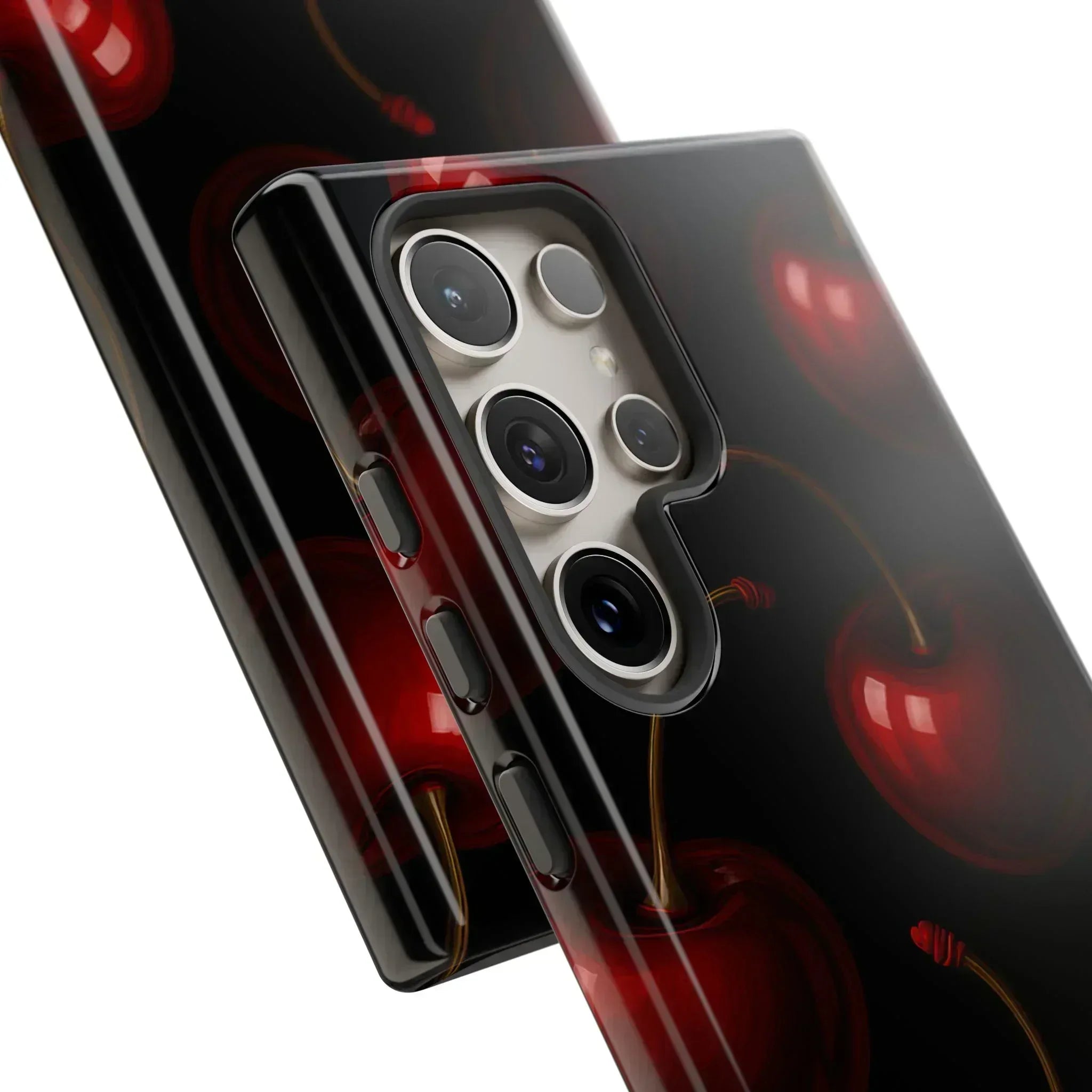 Cherry Phone Case for iPhone X-16 and Galaxy S20-S25 - KARARMDESIGN