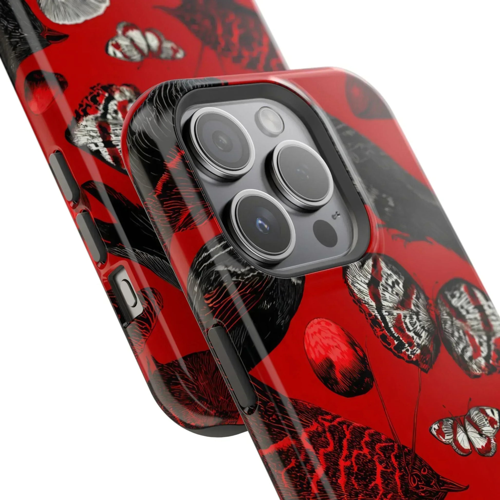 Crimson Wilderness Phone Case for iPhone 11-17 - KARARMDESIGN