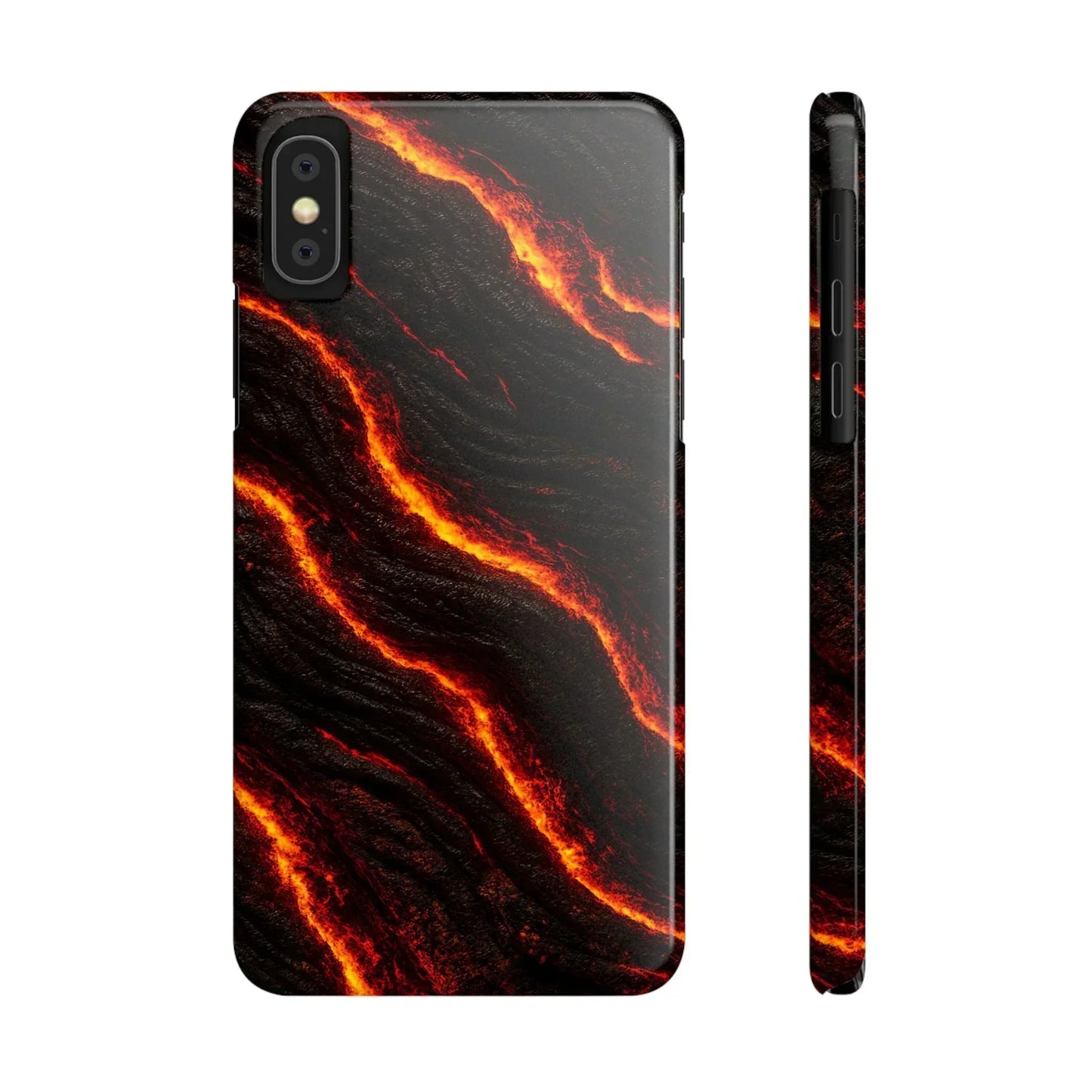 Lava Pulse Phone Case for iPhone 7-17 Models - KarArmDesign