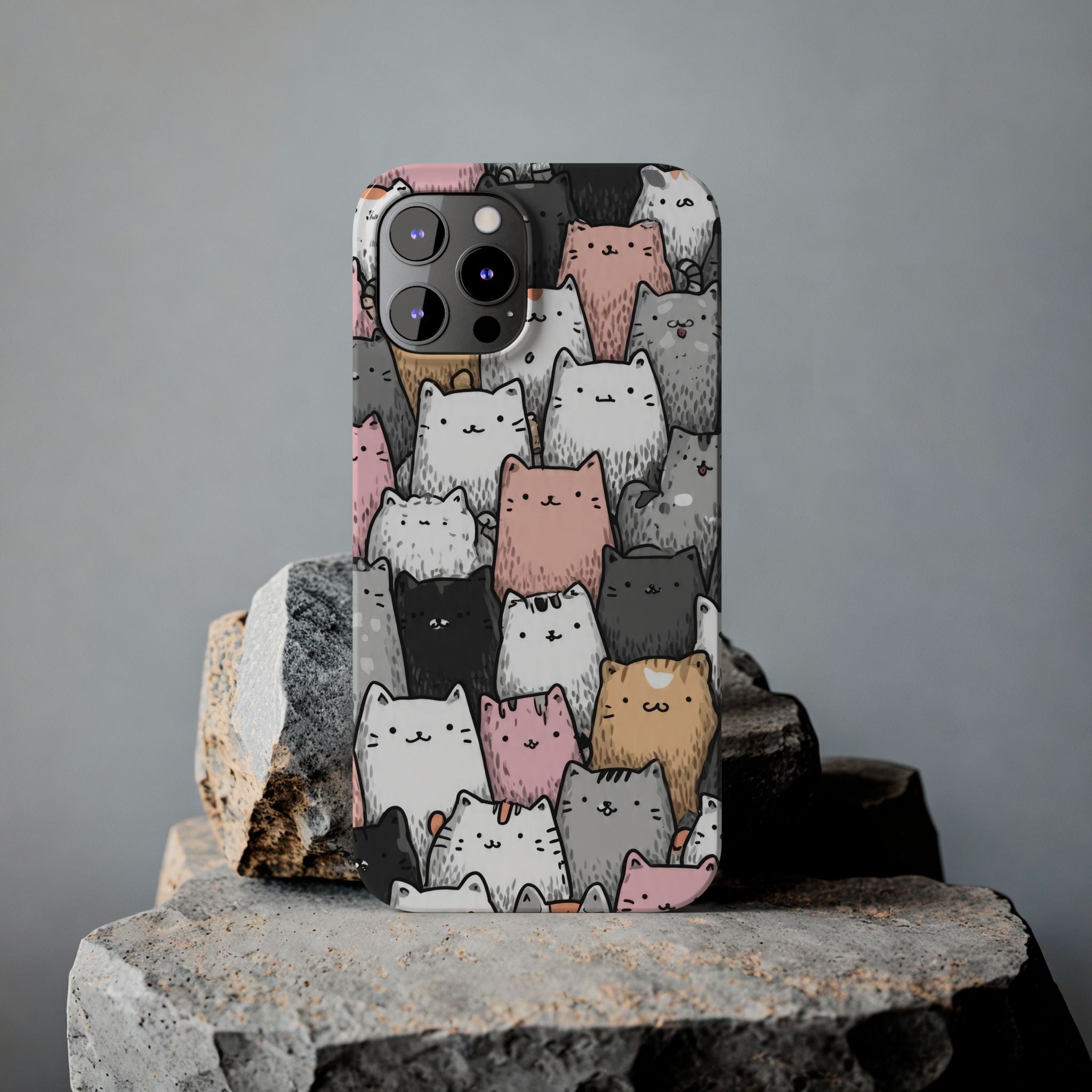 Cat Carnival Phone Case for iPhone 11-17 Models - KARARMDESIGN