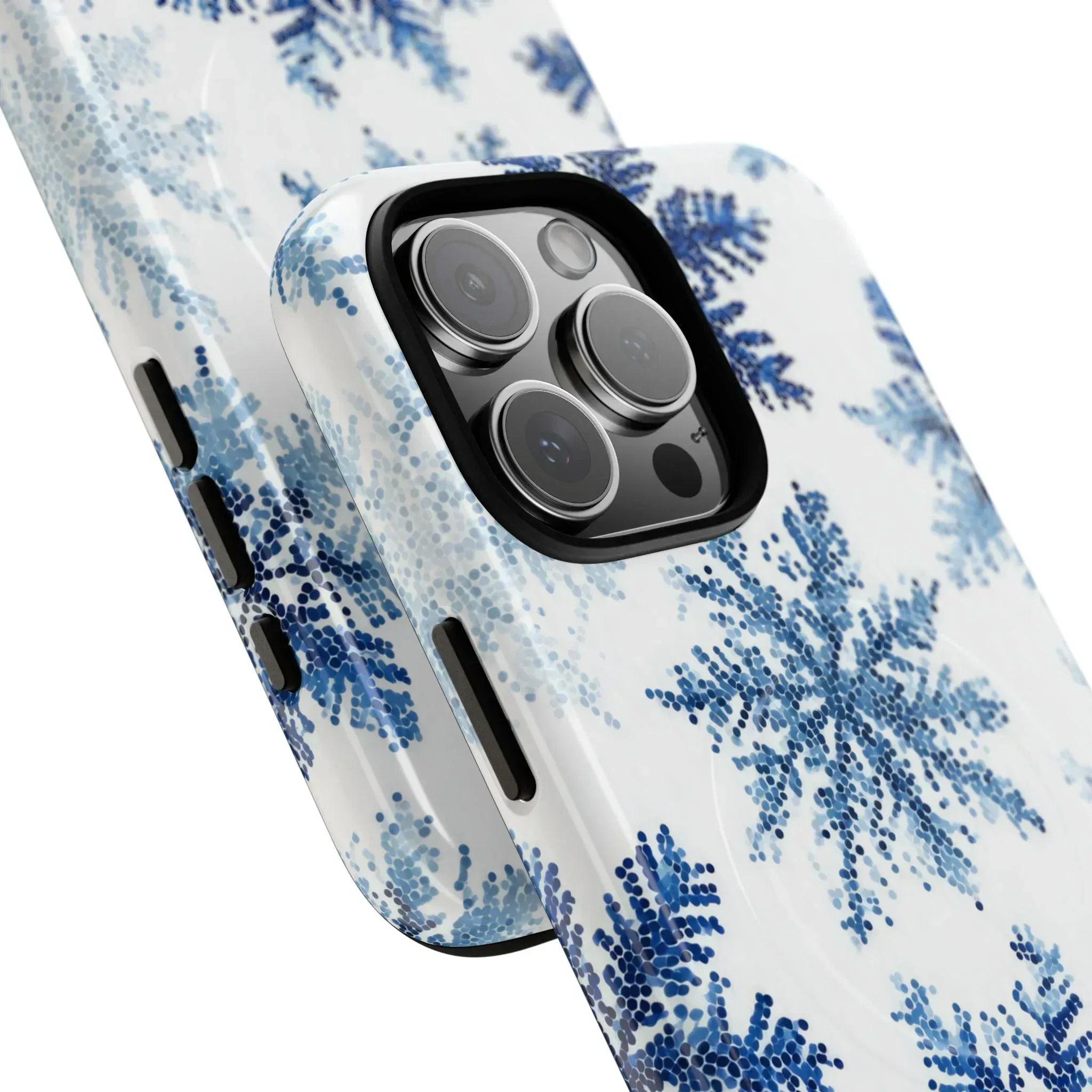 Snowflake Elegance Phone Case for iPhone 13-17 - KARARMDESIGN