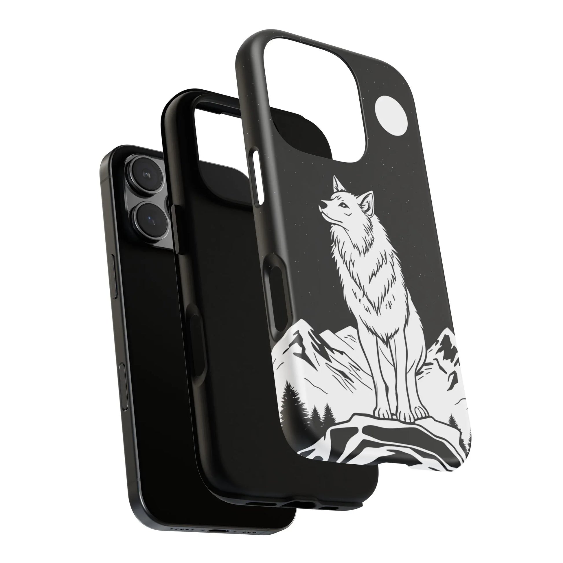 Majestic Wolf Phone Case for iPhone and Galaxy - KARARMDESIGN