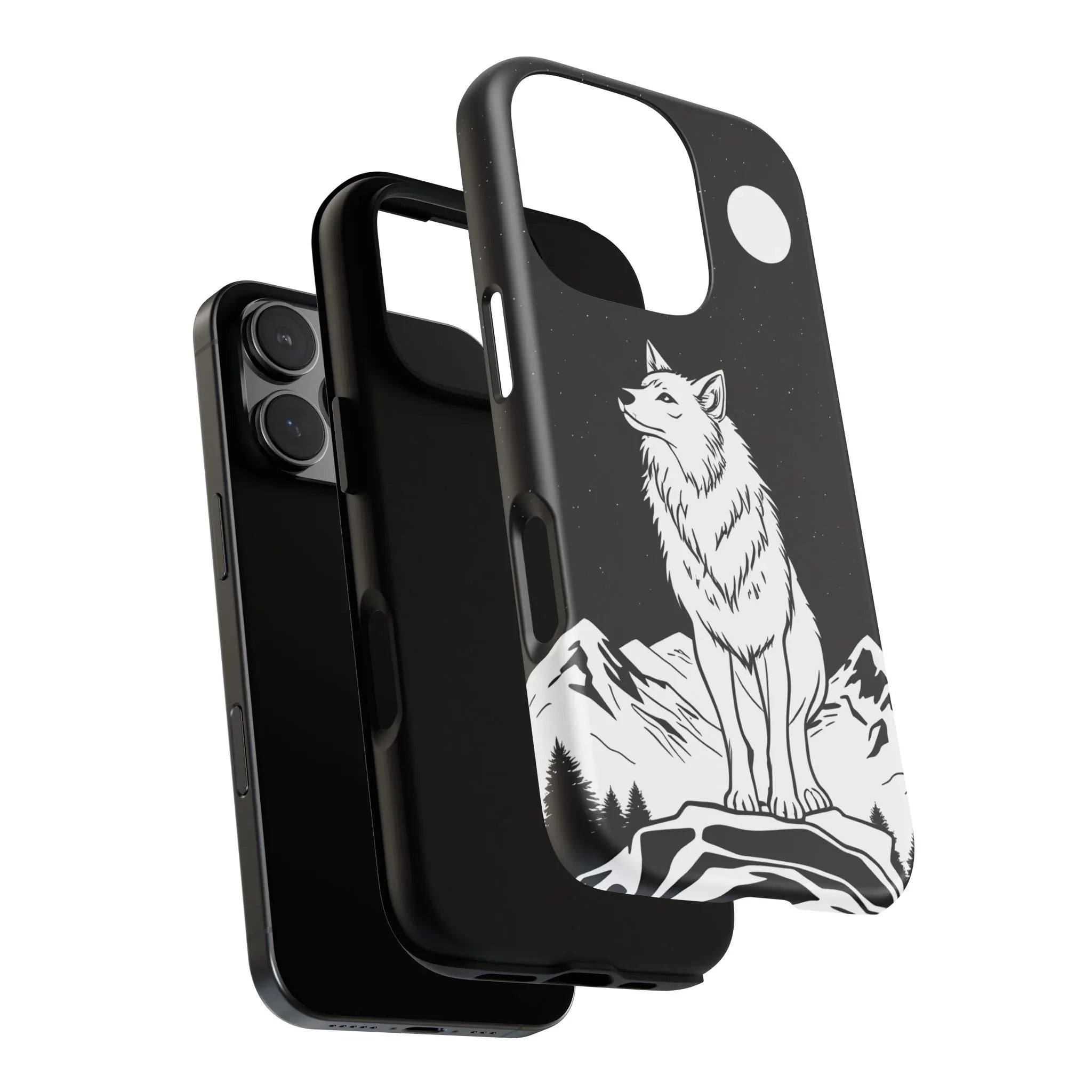 Majestic Wolf Phone Case for iPhone and Galaxy - KARARMDESIGN