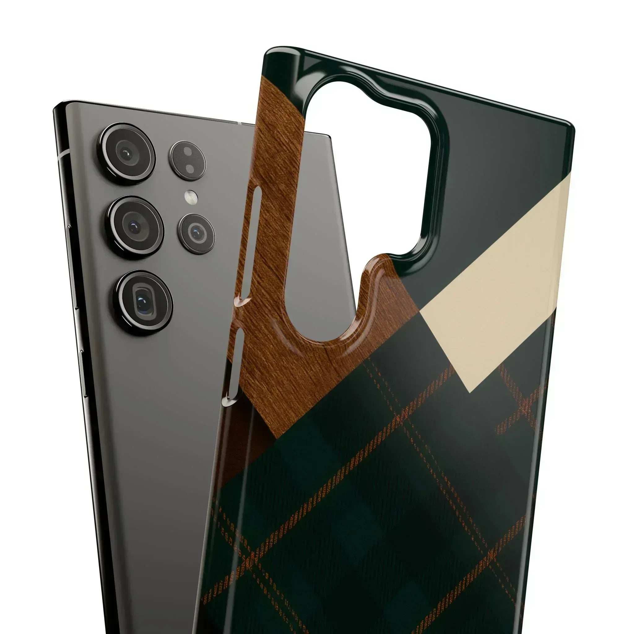 Rustic Green Phone Case for iPhone 8-16 and Galaxy S20-S24 - KARARMDESIGN
