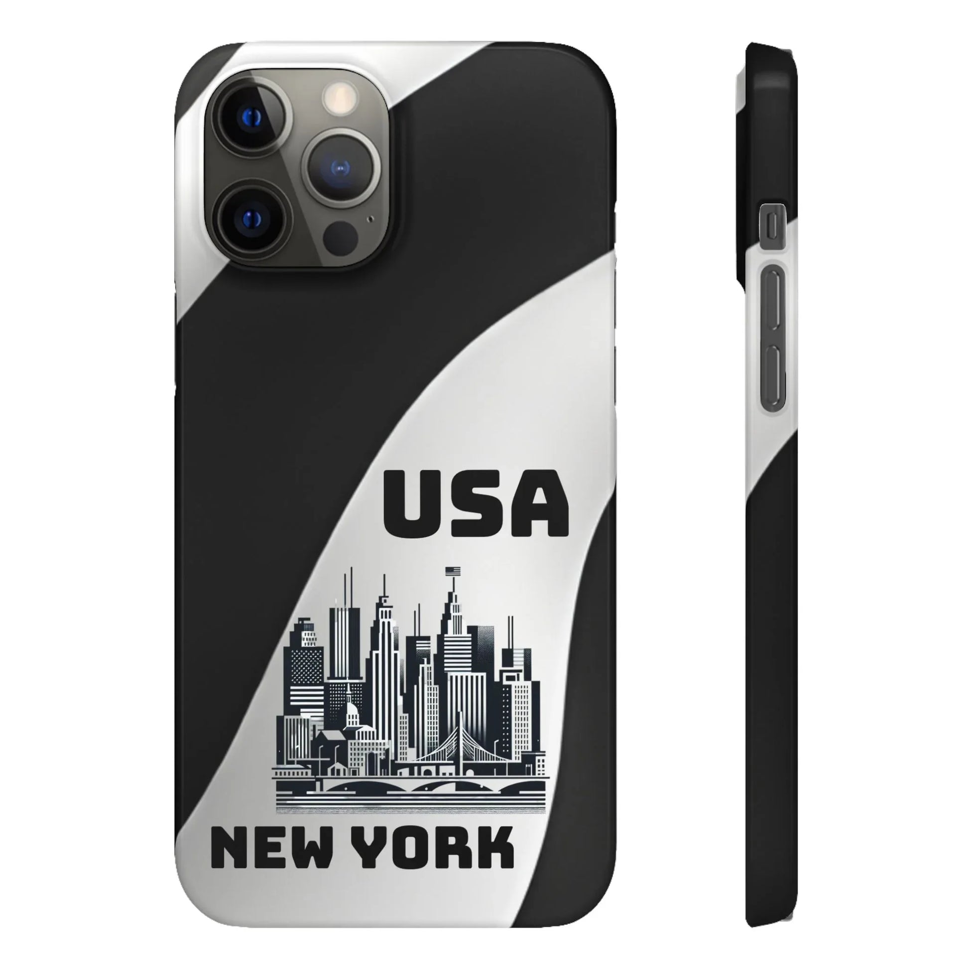 Monochrome New York City Phone Case for iPhone, Galaxy & Pixel - KARARMDESIGN