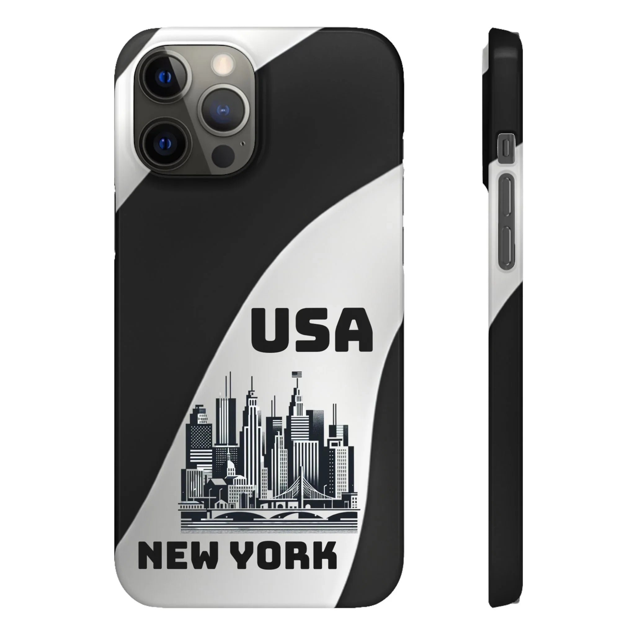 Monochrome New York City Phone Case for iPhone, Galaxy & Pixel - KARARMDESIGN