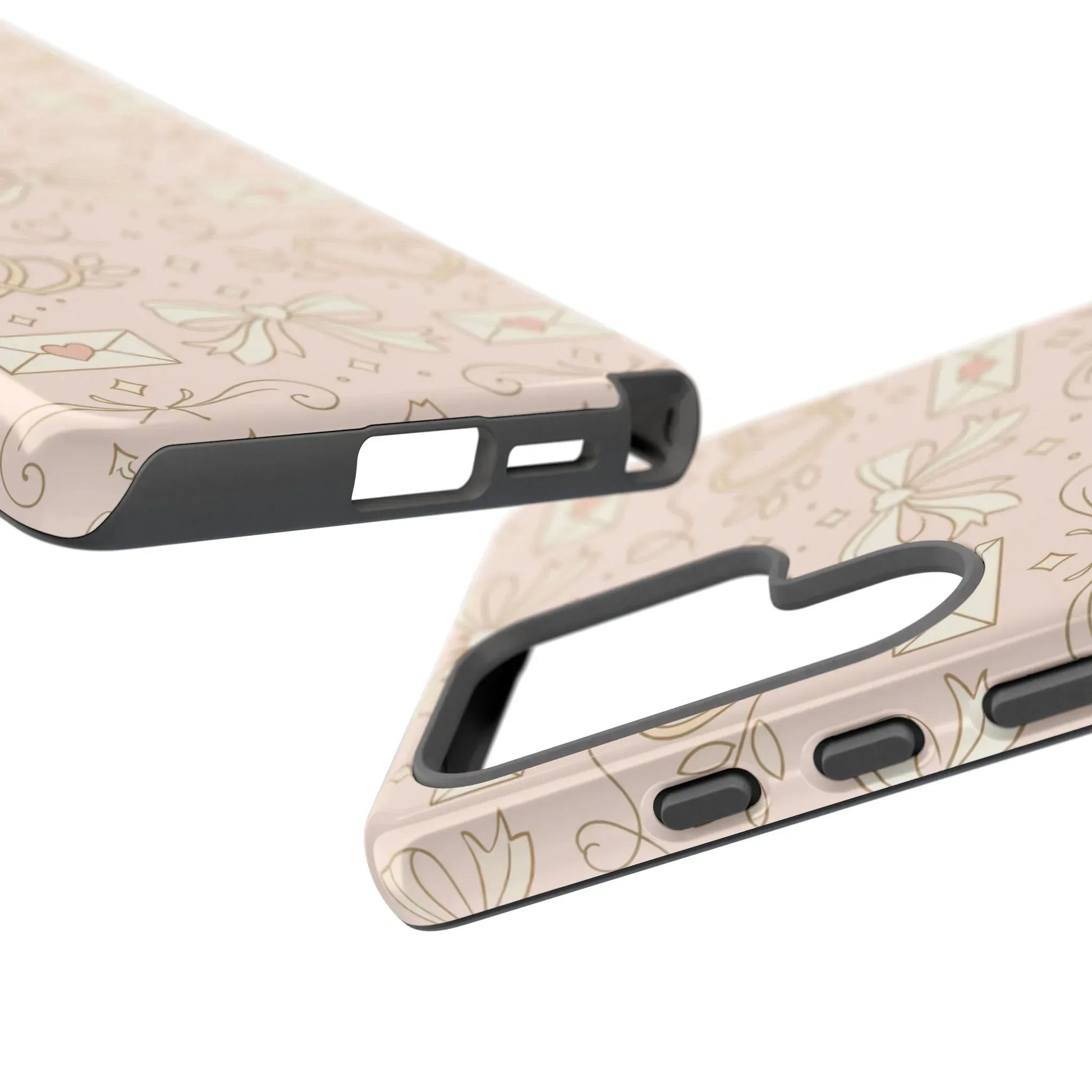 Sweet Romance Tough Phone Case for iPhone 11–17 & Galaxy S10–S25 - KARARMDESIGN