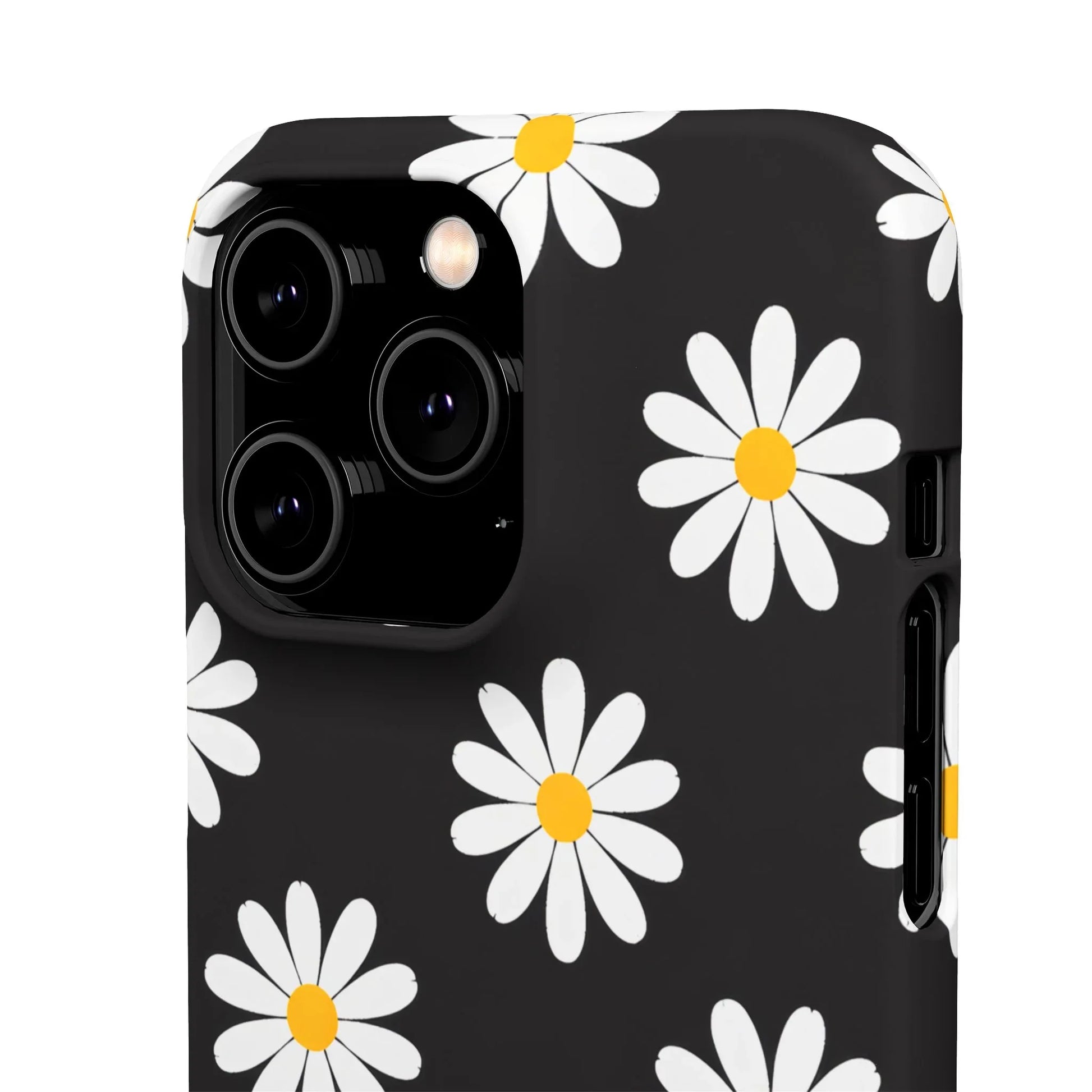Daisy Charm Phone Case for iPhone 11-17 and Galaxy S20-S25 - KARARMDESIGN
